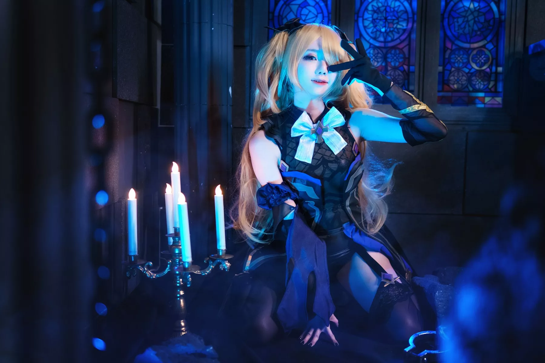 Fischl 撩人私摄 仙女Cosplay Sally多啦雪
