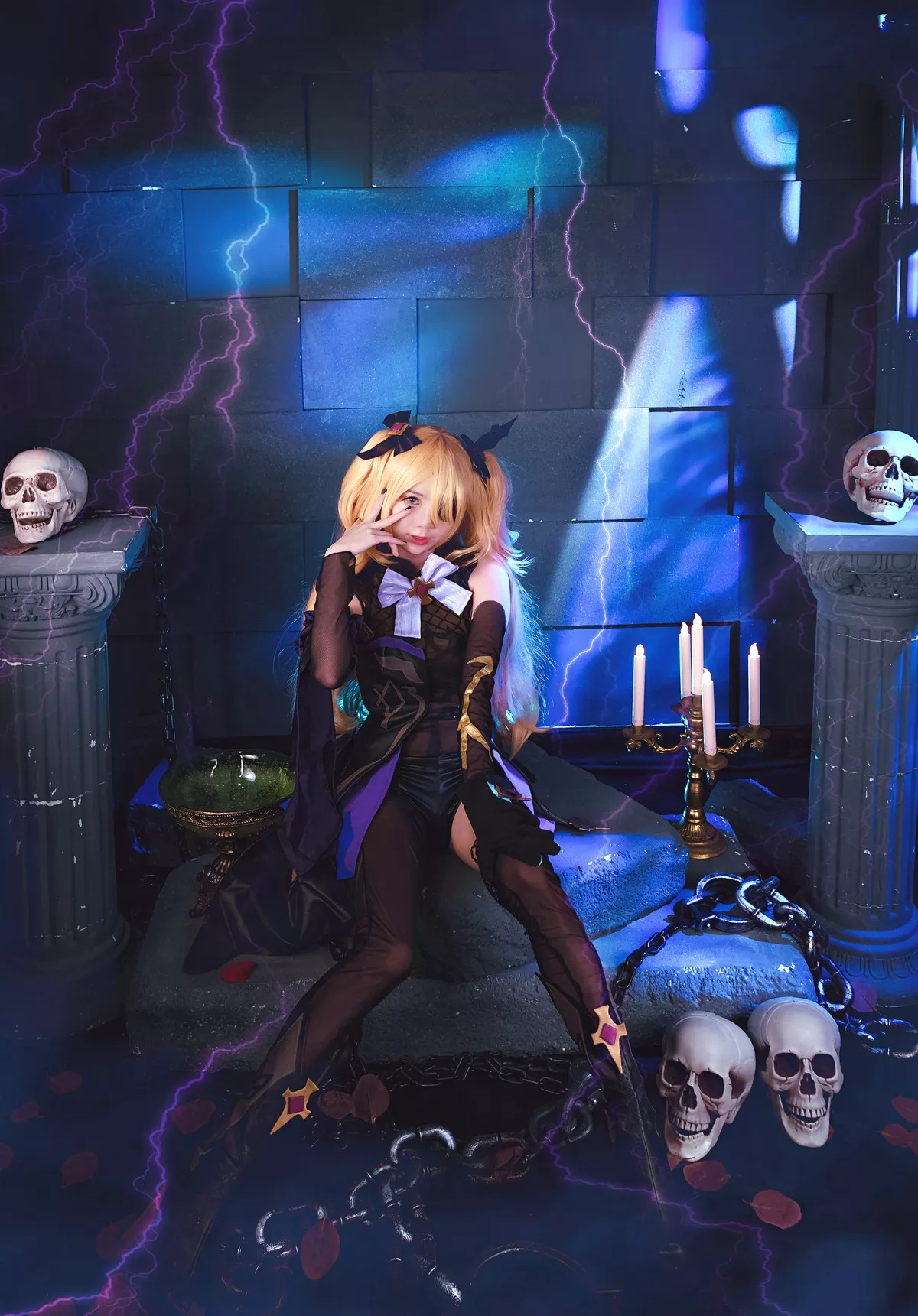 Fischl 撩人私摄 仙女Cosplay Sally多啦雪