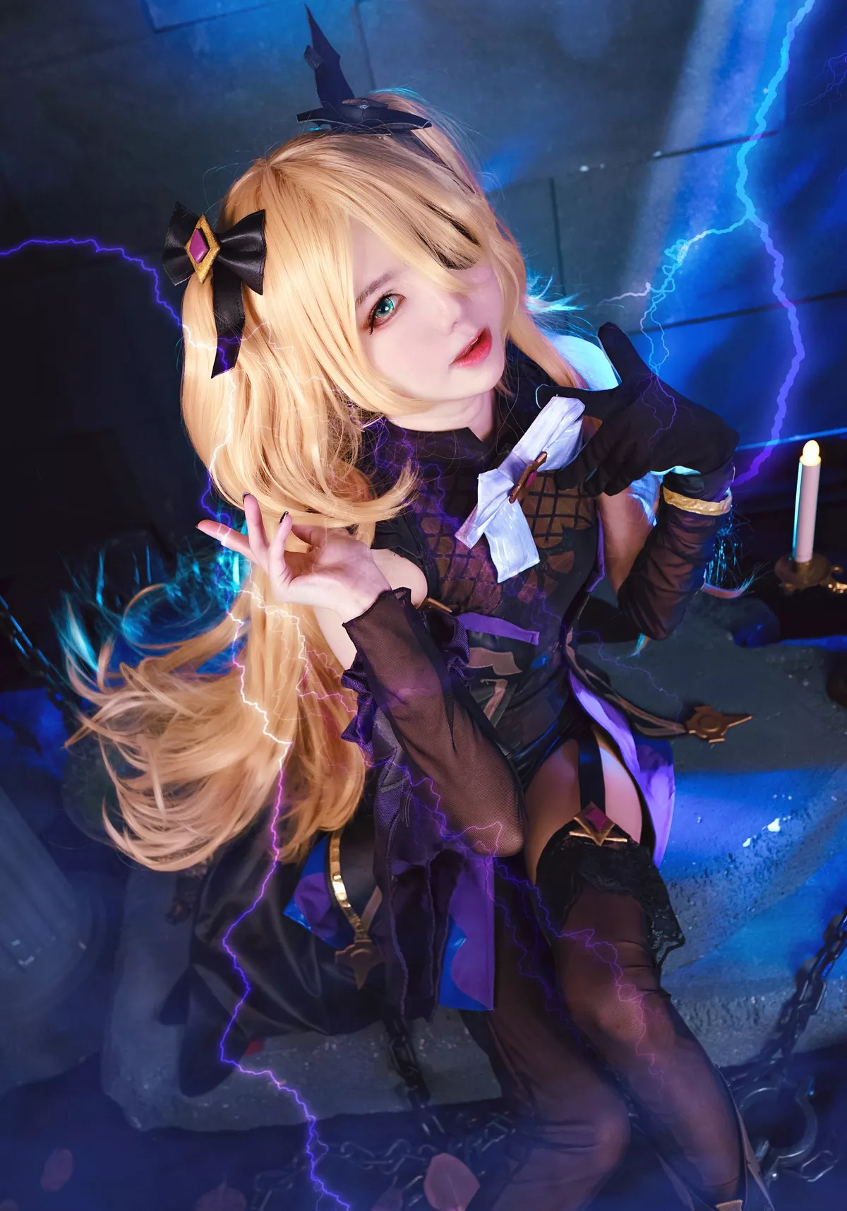 Fischl 撩人私摄 仙女Cosplay Sally多啦雪