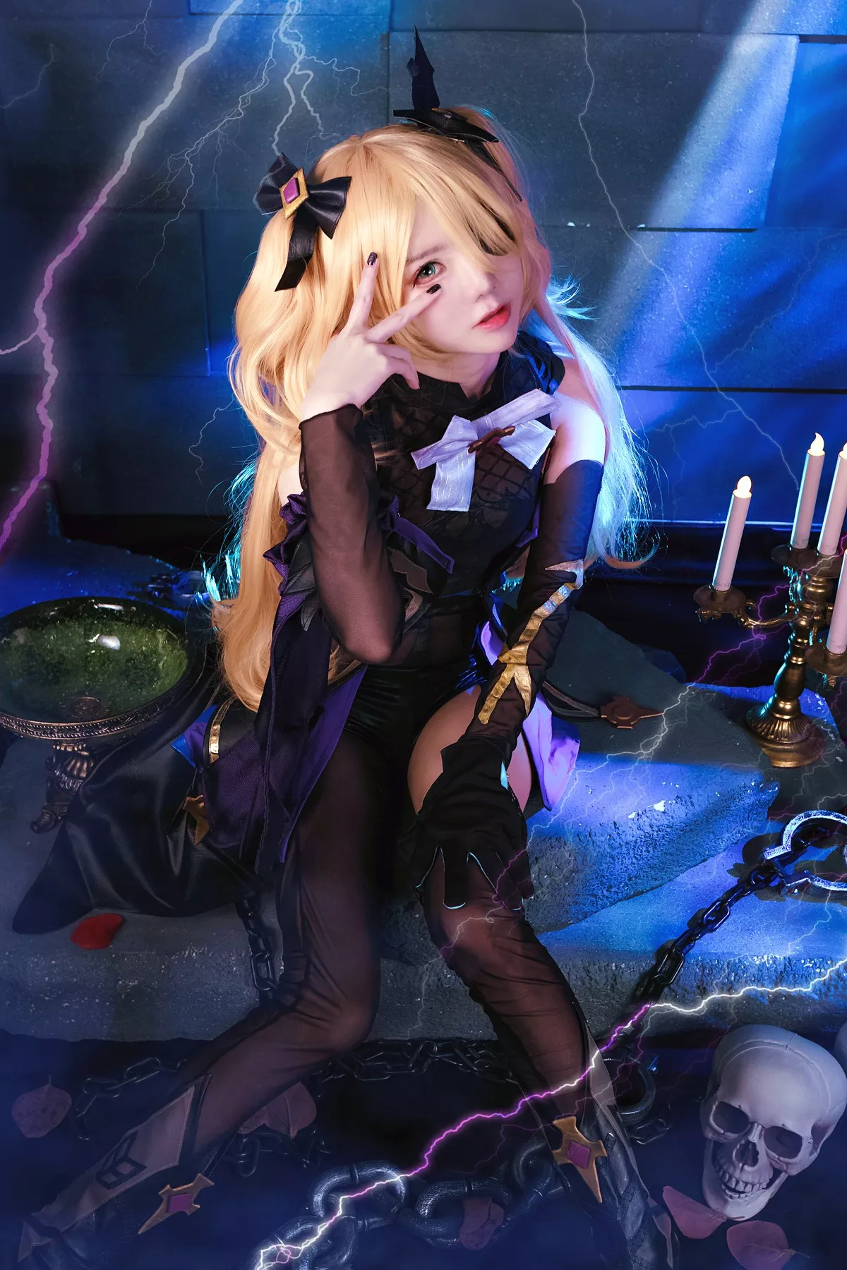 Fischl 撩人私摄 仙女Cosplay Sally多啦雪