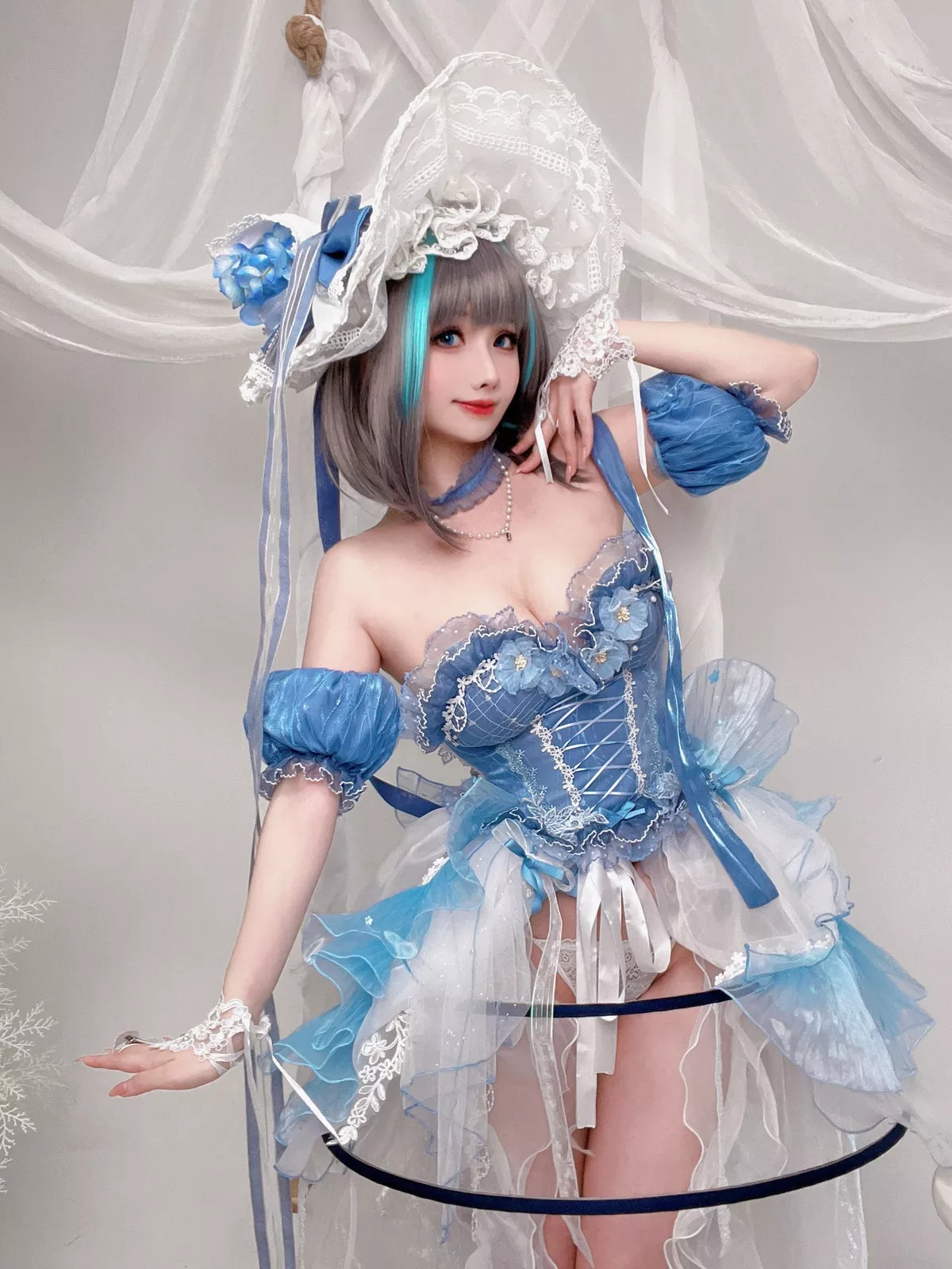 柴郡冰雪公主 Rioko 女神Cosplay 性感私摄 凉凉子