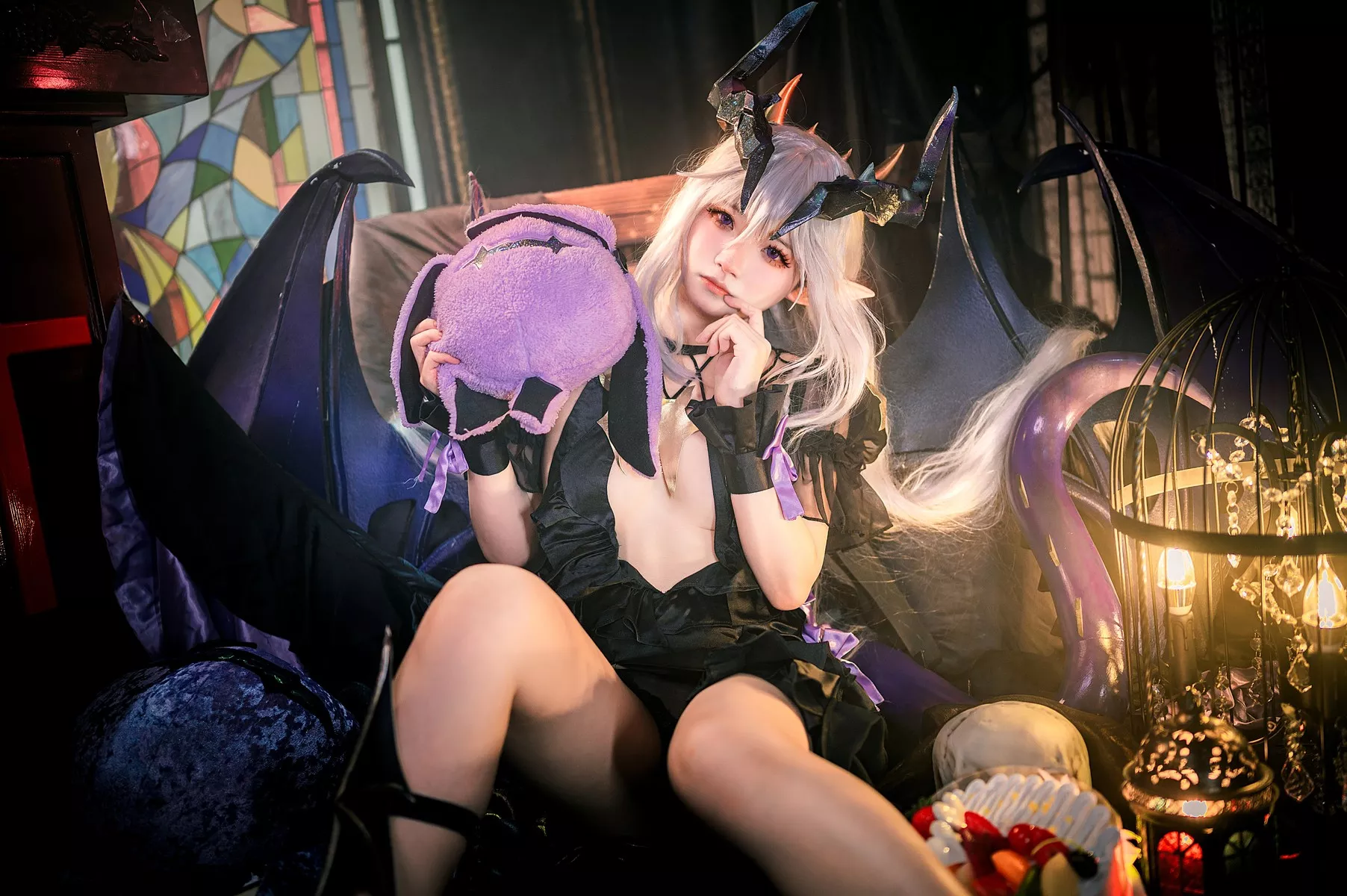 四叶草剧场 法芙娜 伊喵君 尤物Cosplay Fafnir