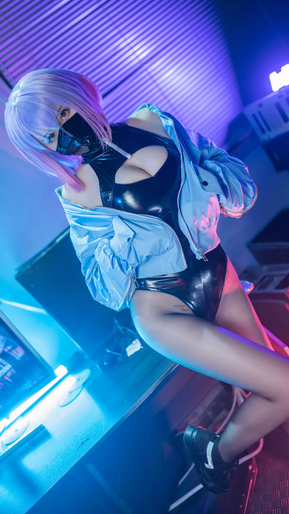 蜜蜜子 女神Cosplay Luna胶衣 Kimmie 撩人密拍