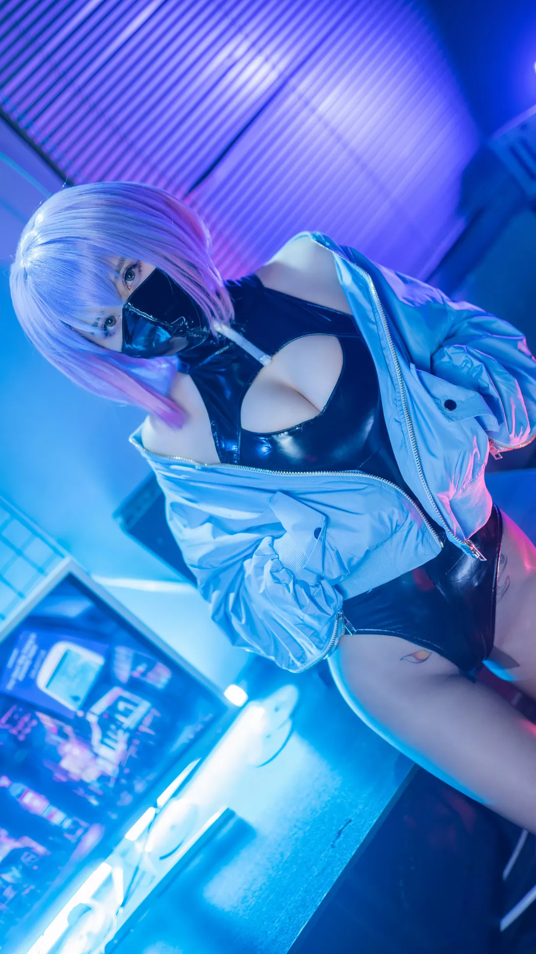 蜜蜜子 女神Cosplay Luna胶衣 Kimmie 撩人密拍