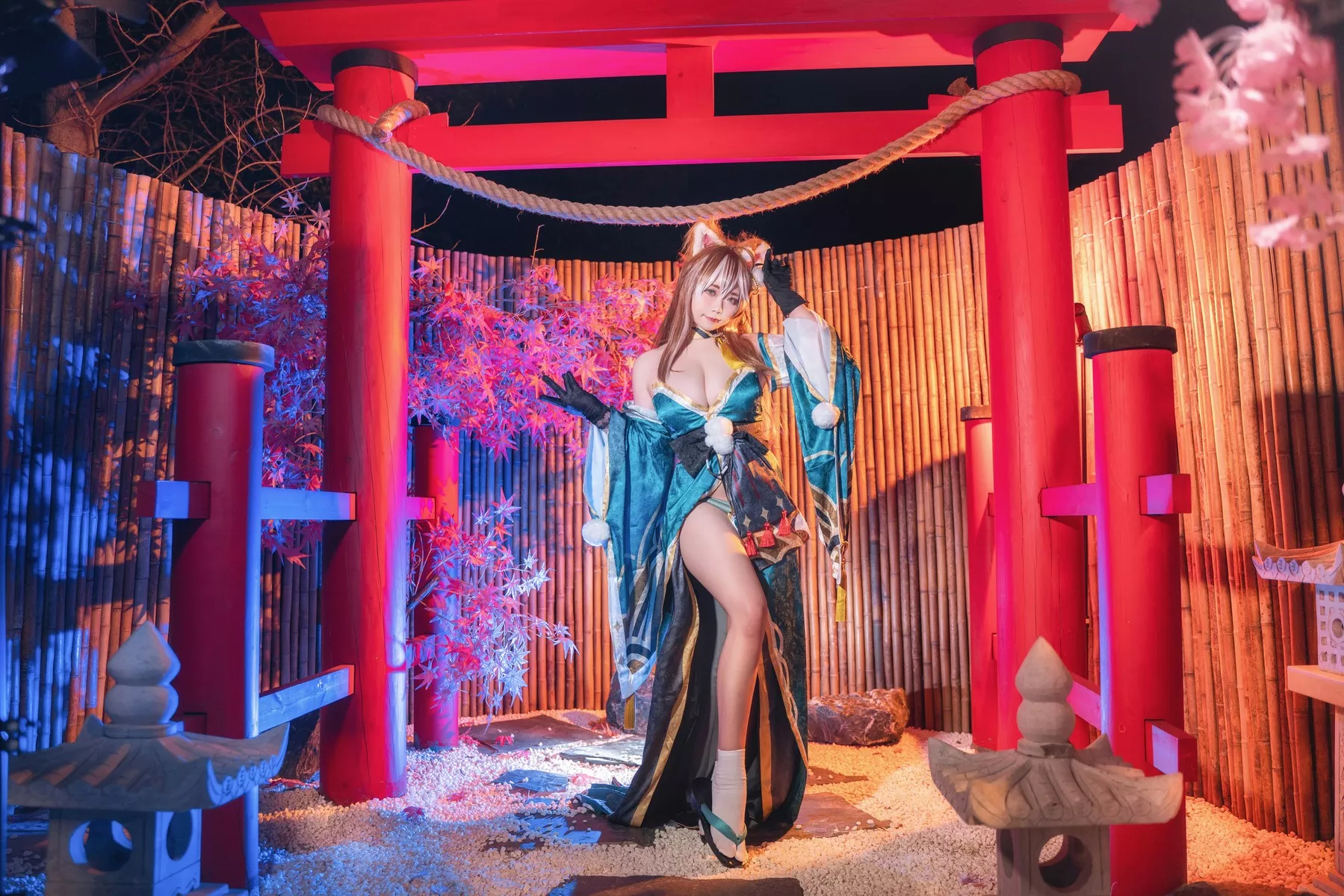 美人Cosplay 希娜小姐 原神 贞子蜜桃