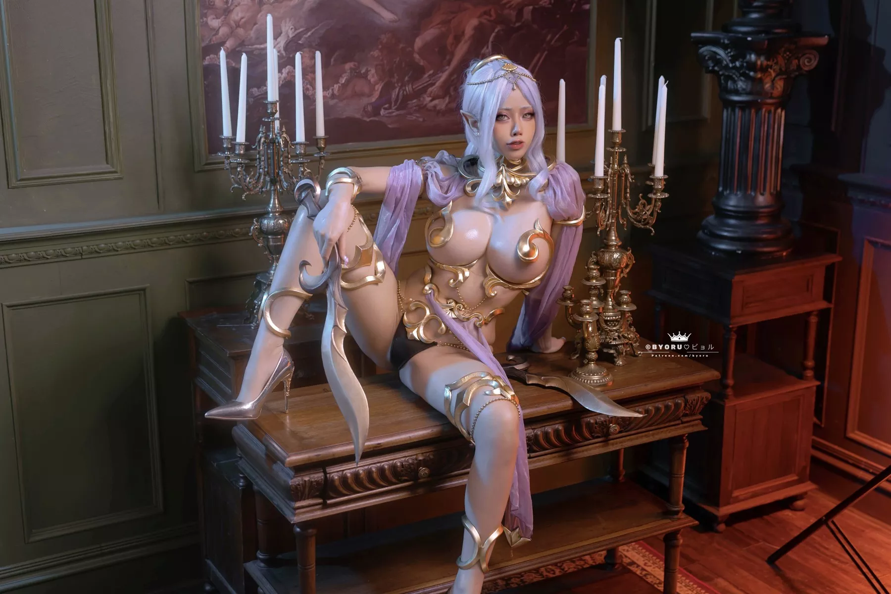 Natigaru Elf Dark 尤物Cosplay 丫头 Byoru 妩媚私房