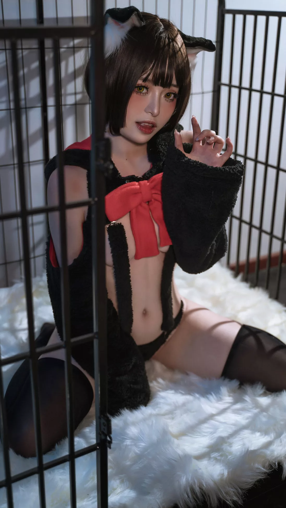 喵小吉 性感私摄 爆机妹子 女神Cosplay 猫娘