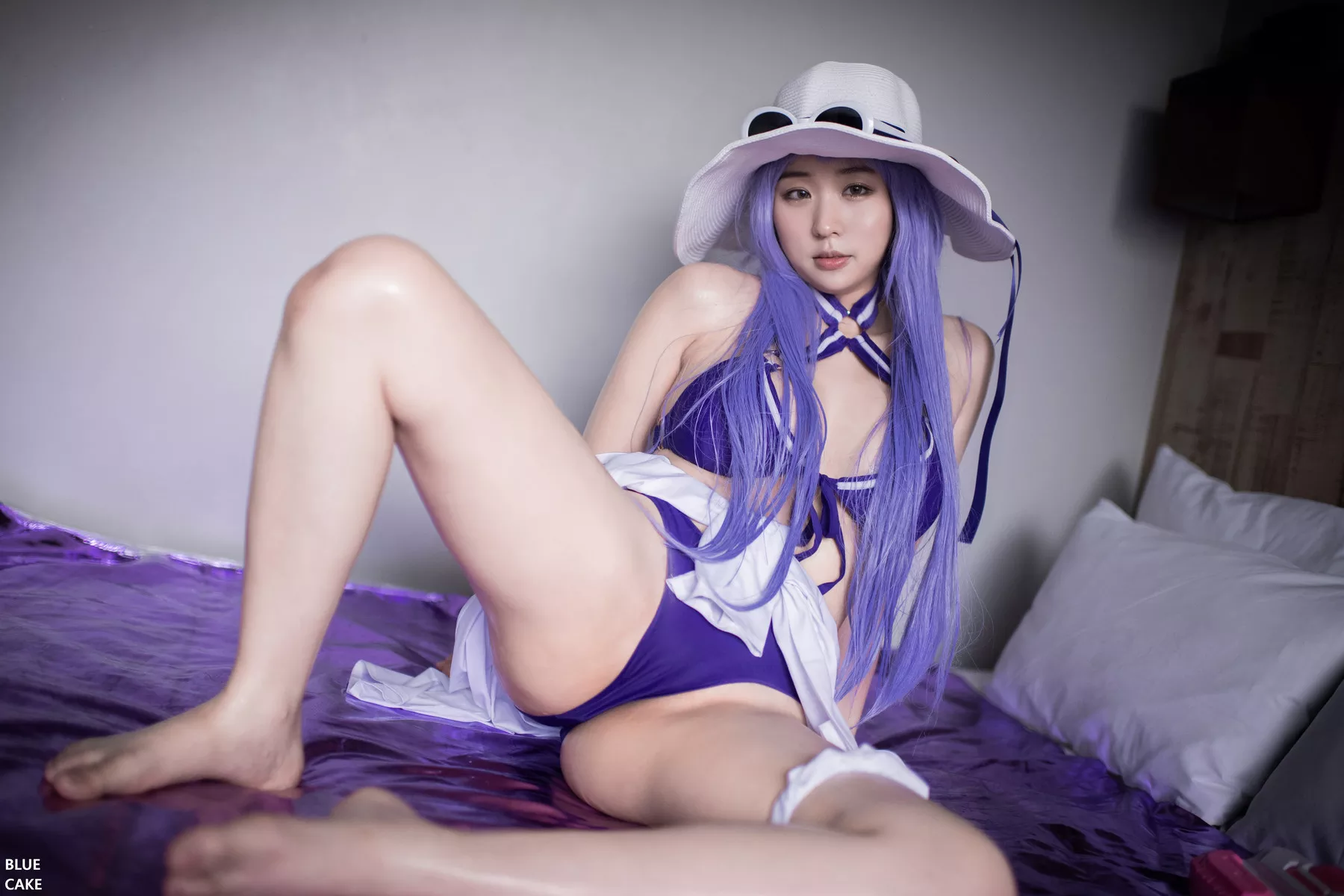 高丽丽人影像 No  蓝色蛋糕】 高丽辣模高品质影像像片 Pool Caitlyn No 【【BLUECAKE  Set.1(40P) Party