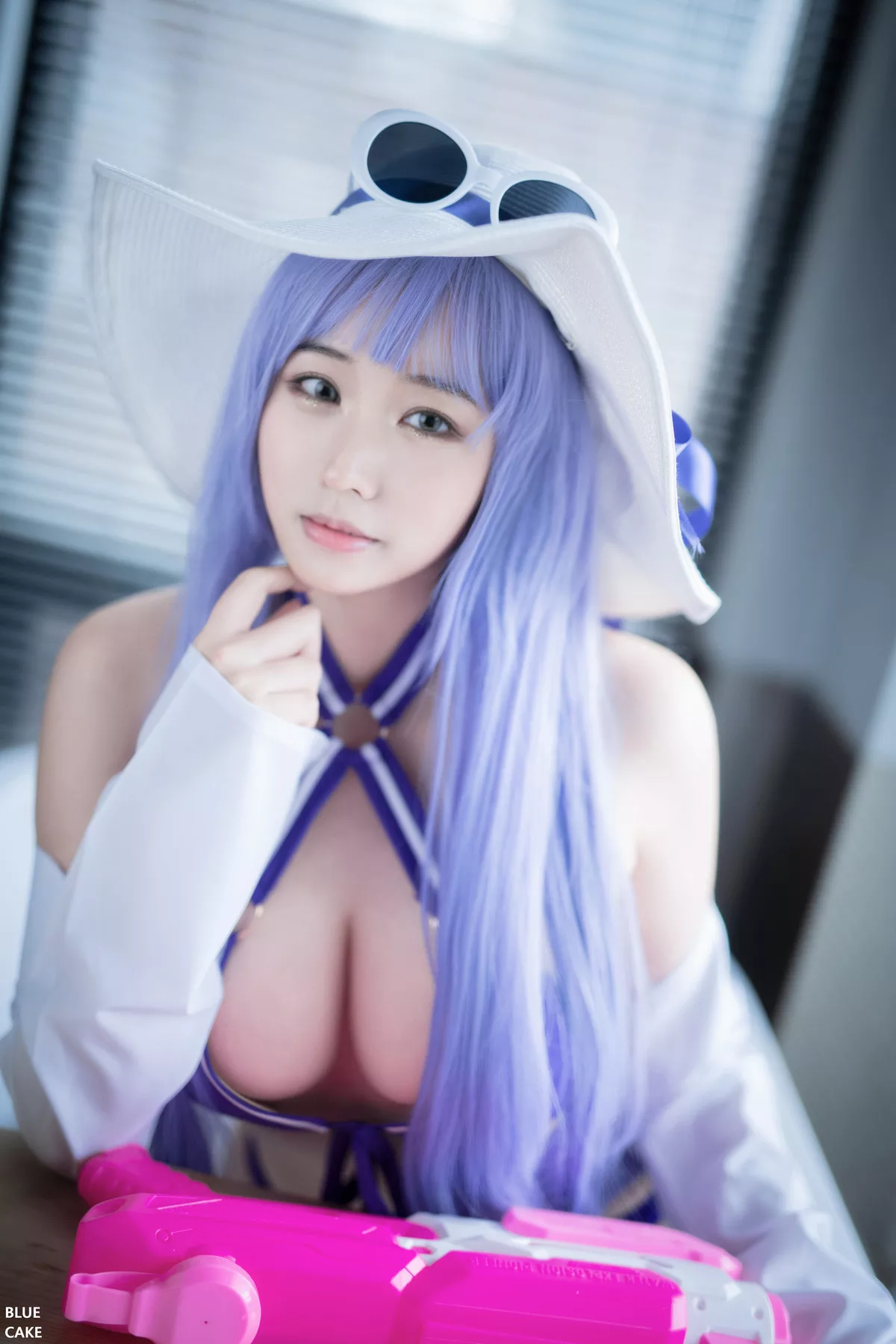 高丽丽人影像 No  蓝色蛋糕】 高丽辣模高品质影像像片 Pool Caitlyn No 【【BLUECAKE  Set.1(40P) Party
