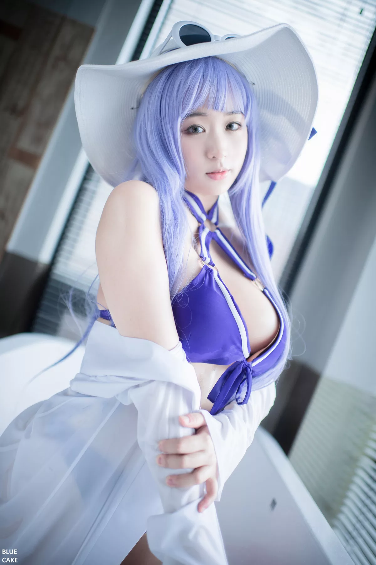 高丽丽人影像 No  蓝色蛋糕】 高丽辣模高品质影像像片 Pool Caitlyn No 【【BLUECAKE  Set.1(40P) Party