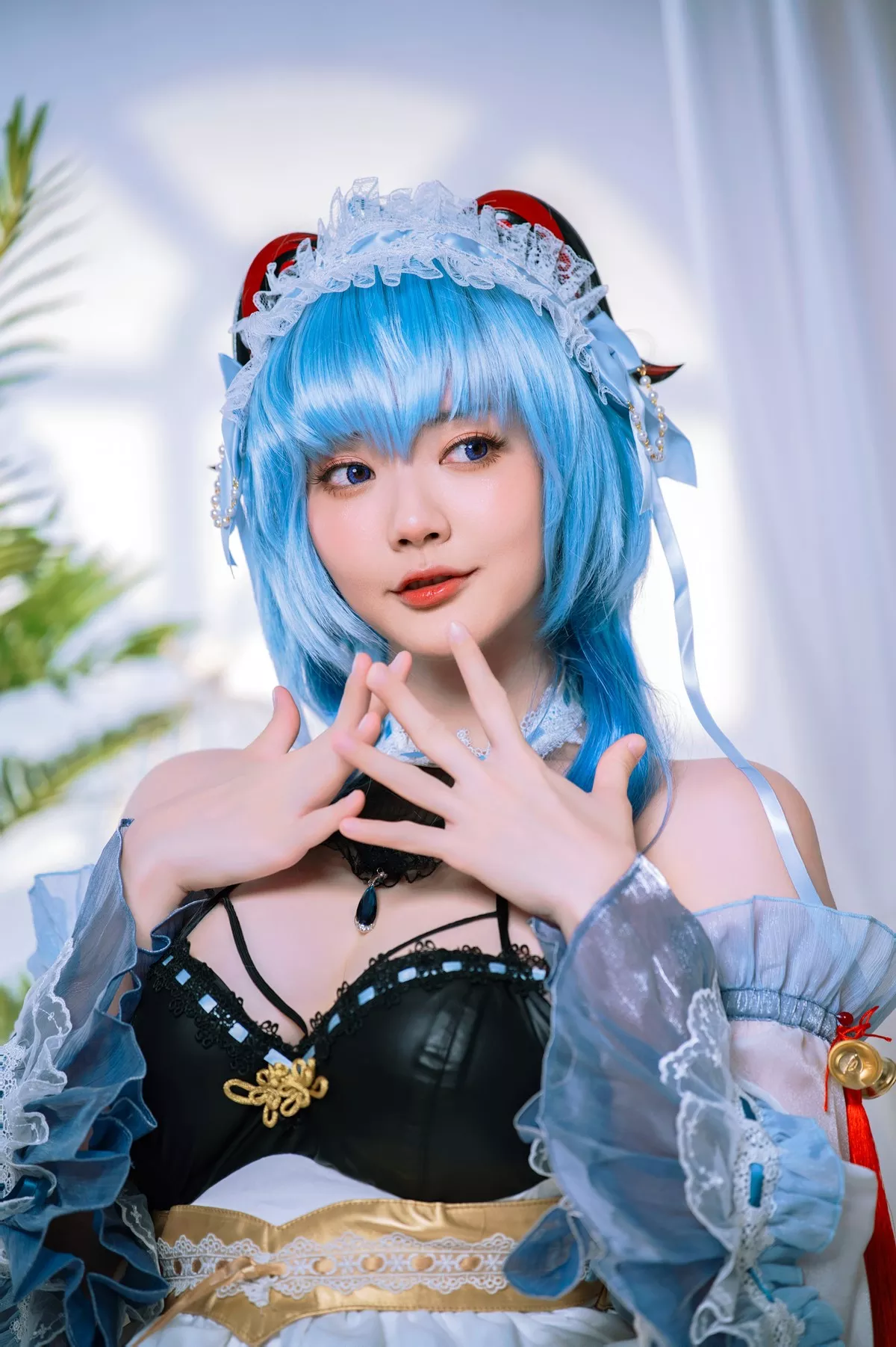 撩人私房 Maid 仙女Cosplay Ganyu 甘雨 Ying Tze