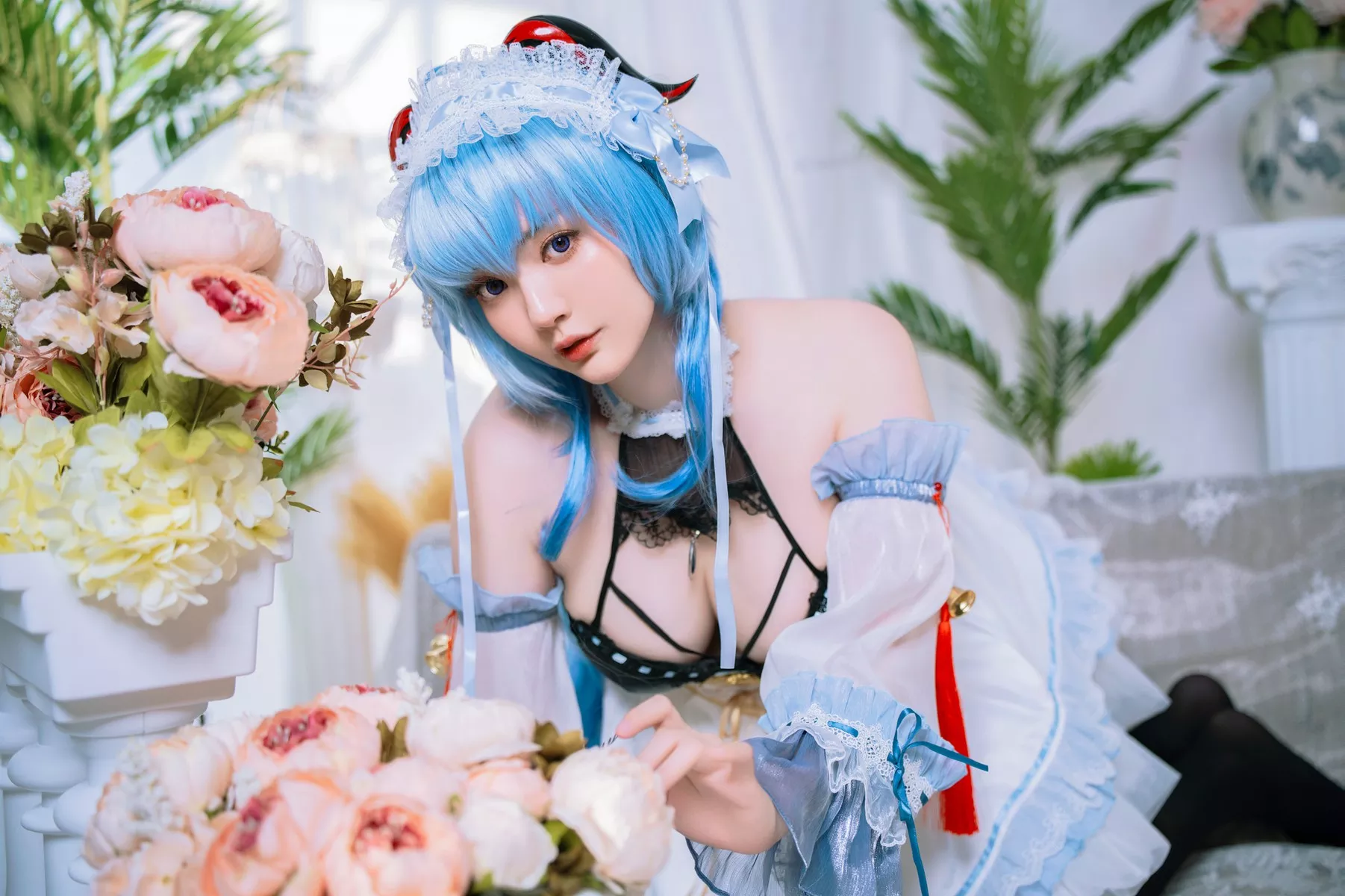 撩人私房 Maid 仙女Cosplay Ganyu 甘雨 Ying Tze