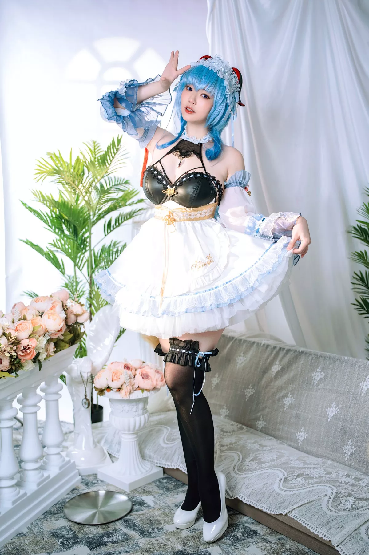 撩人私房 Maid 仙女Cosplay Ganyu 甘雨 Ying Tze