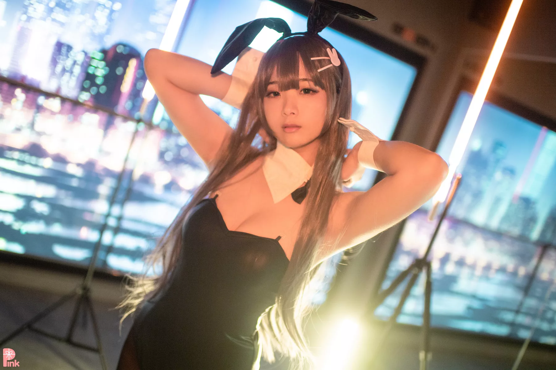 Girl My 全集修正 粉丫头】 Luppi 高丽美模艺术图Senpai  Bunny 【PINK