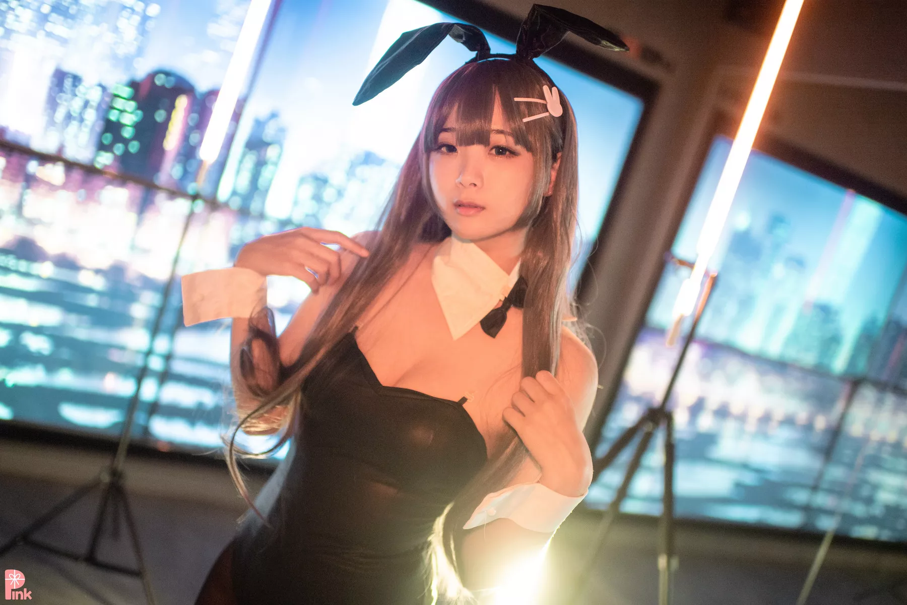 Girl My 全集修正 粉丫头】 Luppi 高丽美模艺术图Senpai  Bunny 【PINK