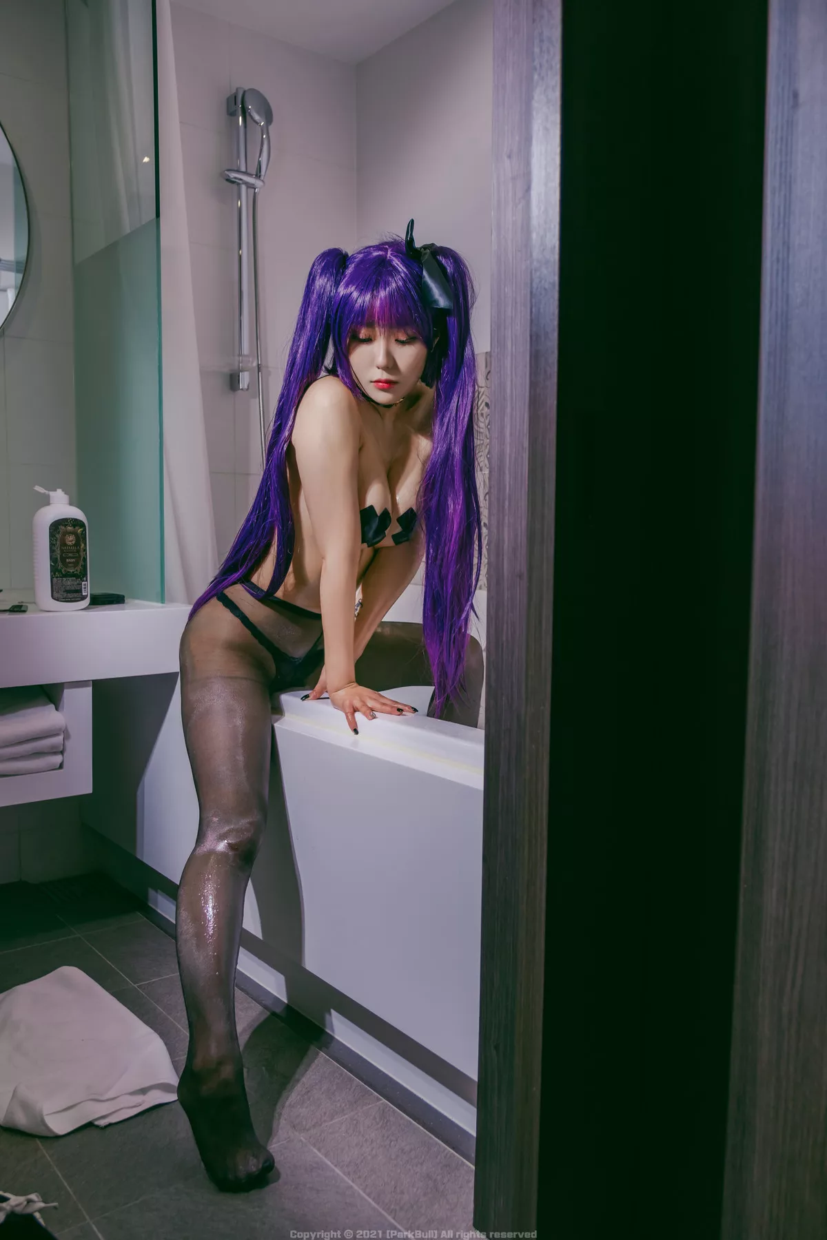 Tasty 蓝色蛋糕】 Sohee【BLUECAKE 高丽美人摄影 Mona Christmas 全集修正
