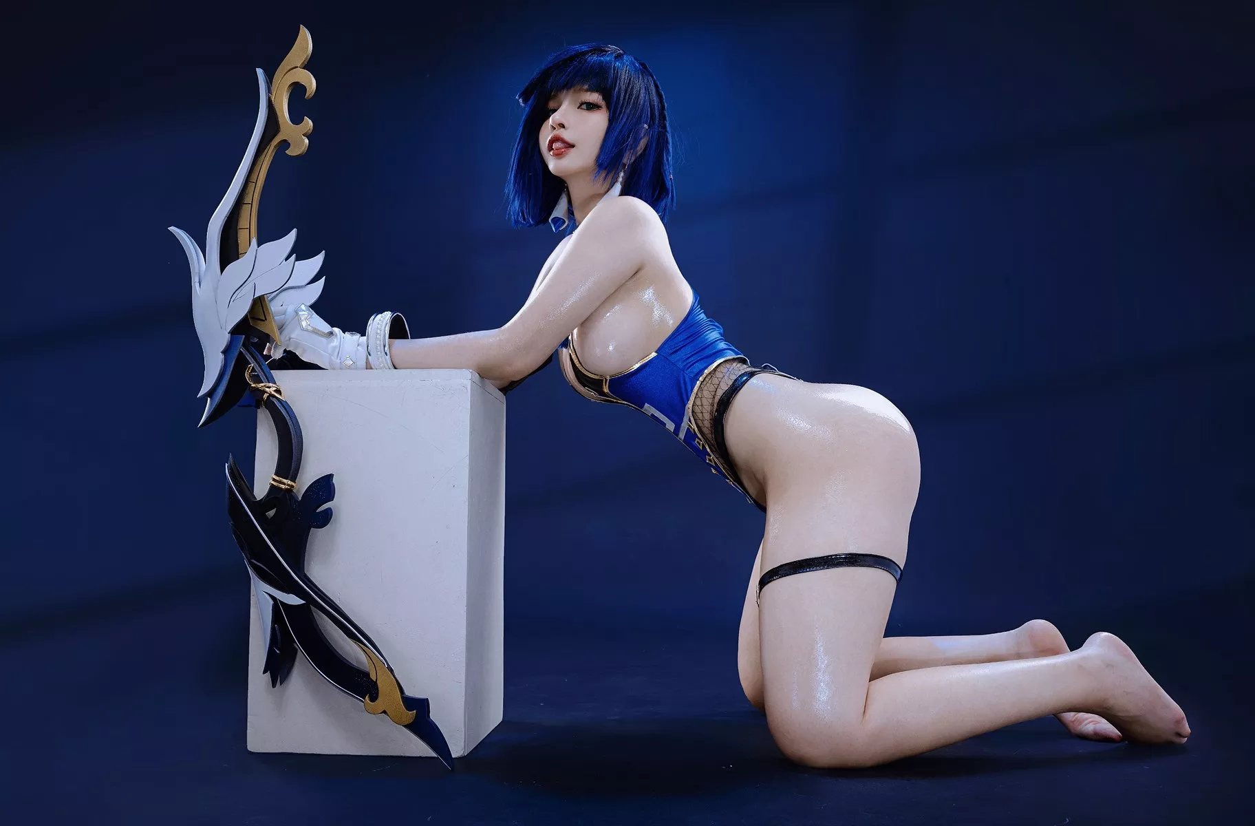 夜兰 Azami 美女Cosplay 风韵私摄 あざみ Yelan