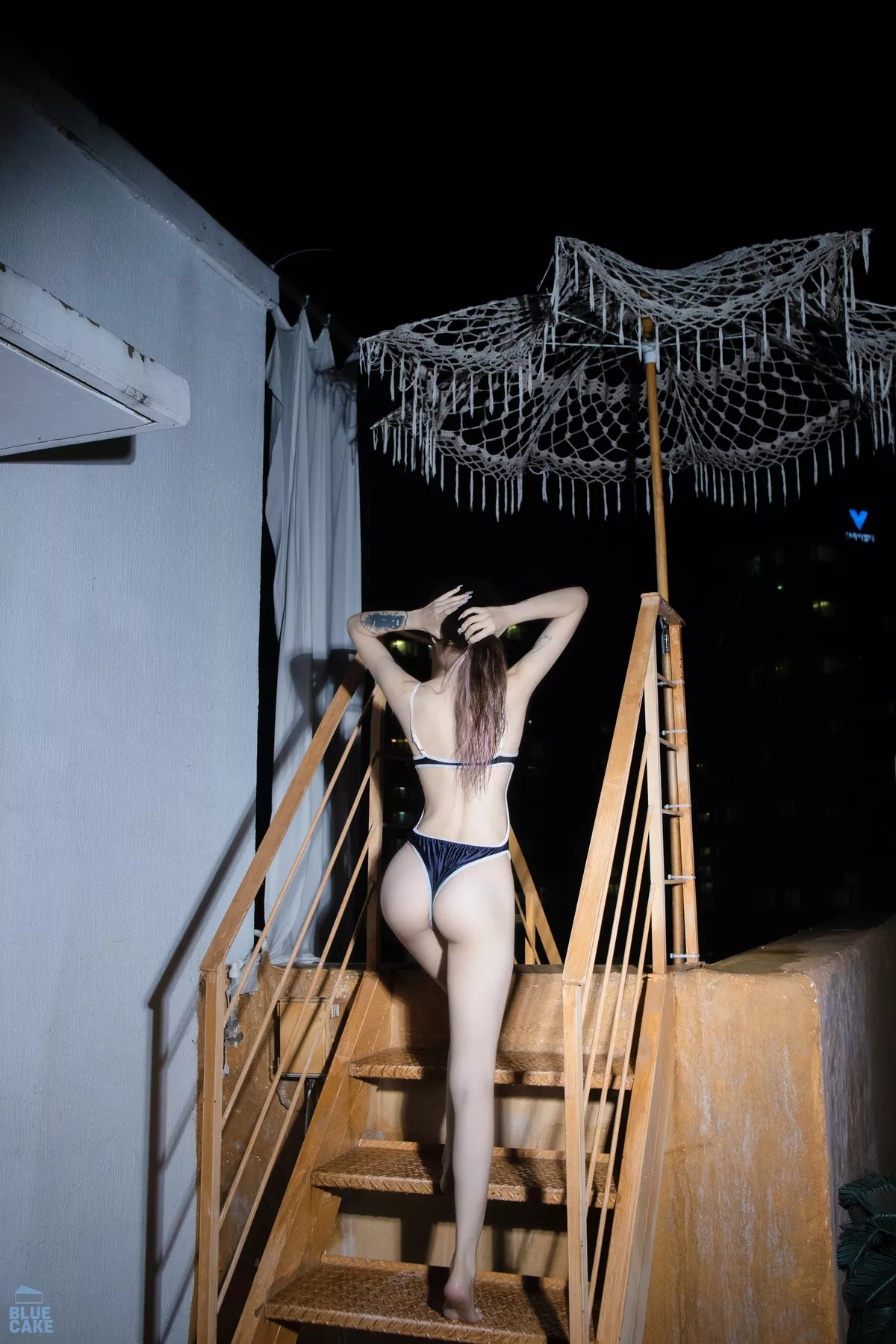 蓝色蛋糕】 Night 全集修正 Shower 高丽佳人摄影  Yuka【BLUECAKE
