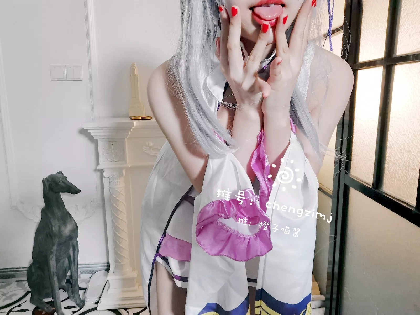 甘雨艾米莉 丽人Cosplay 橙子喵酱 亚 Chengzimiaoj