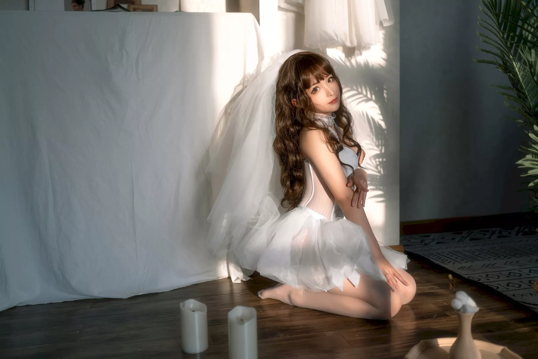 迷惑私摄 女神Cosplay 蠢沫沫 Chunmomo 婚纱