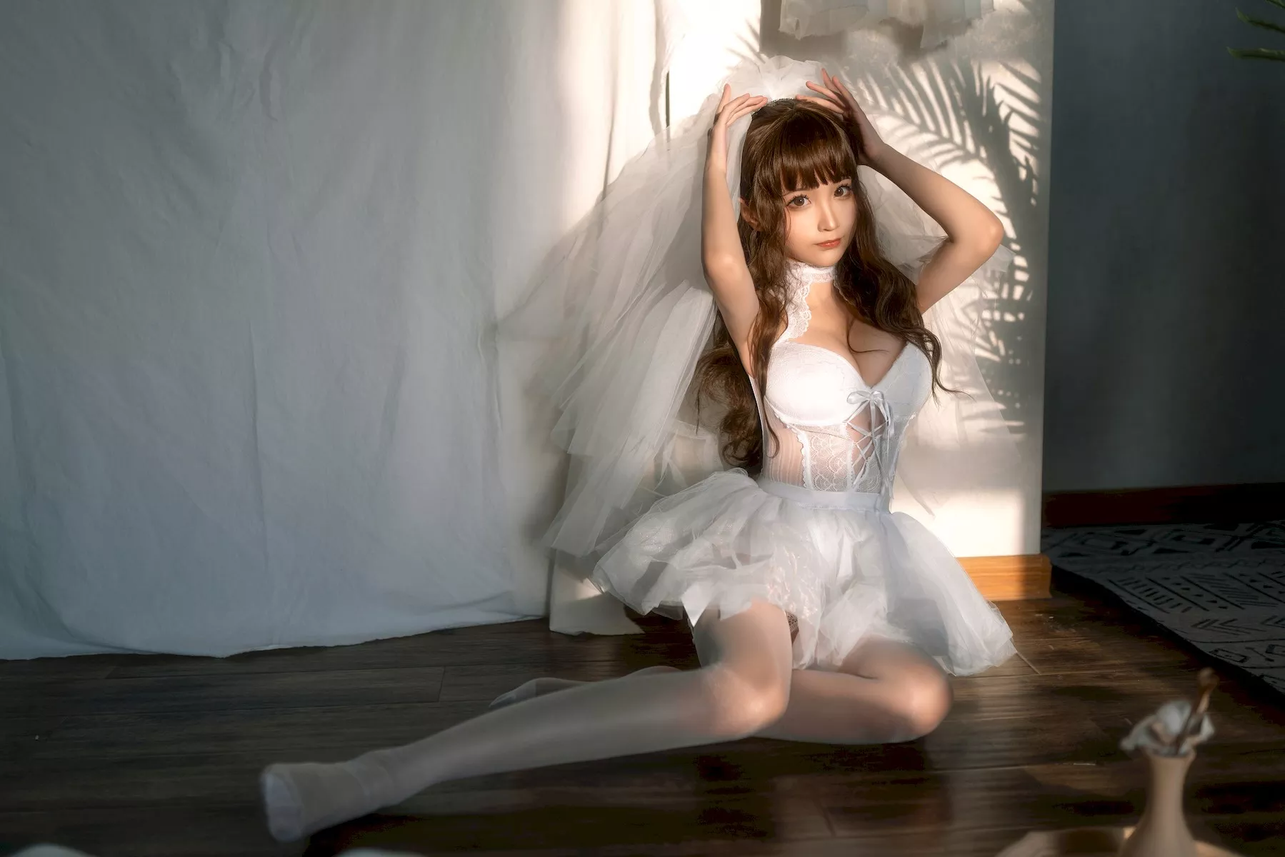 迷惑私摄 女神Cosplay 蠢沫沫 Chunmomo 婚纱