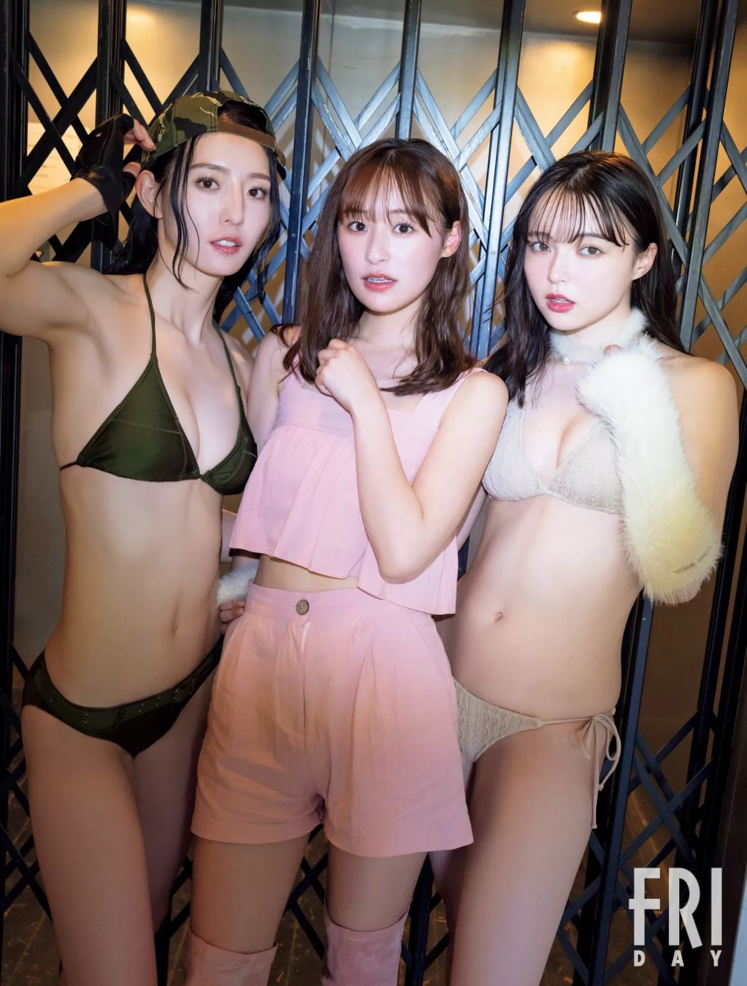 �m原华音×坂��有纱日本美女摄影   高端大图 FRIDAY( )