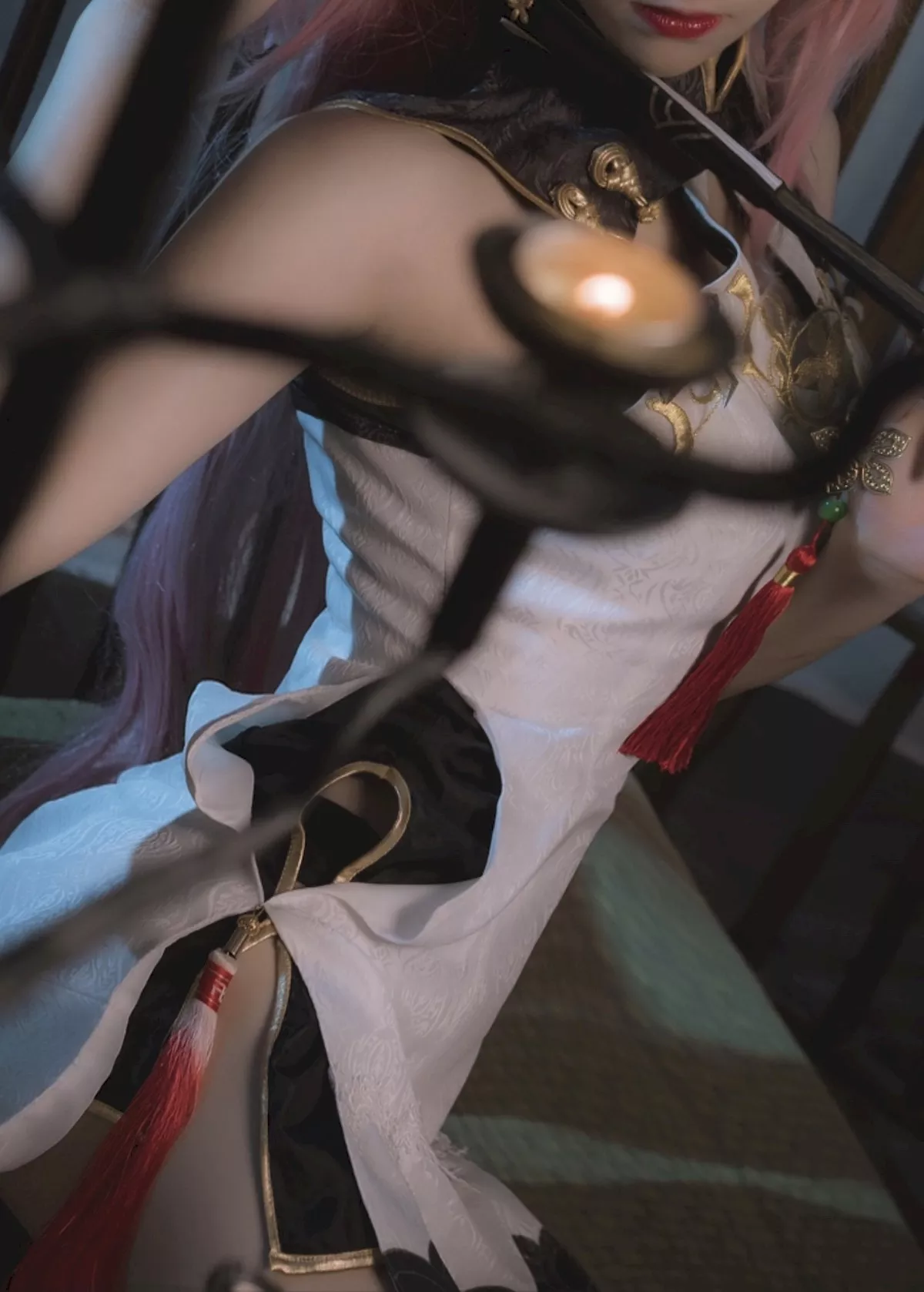 迷人密拍 ko 南桃 佳人Cosplay 八重樱旗袍 Momo