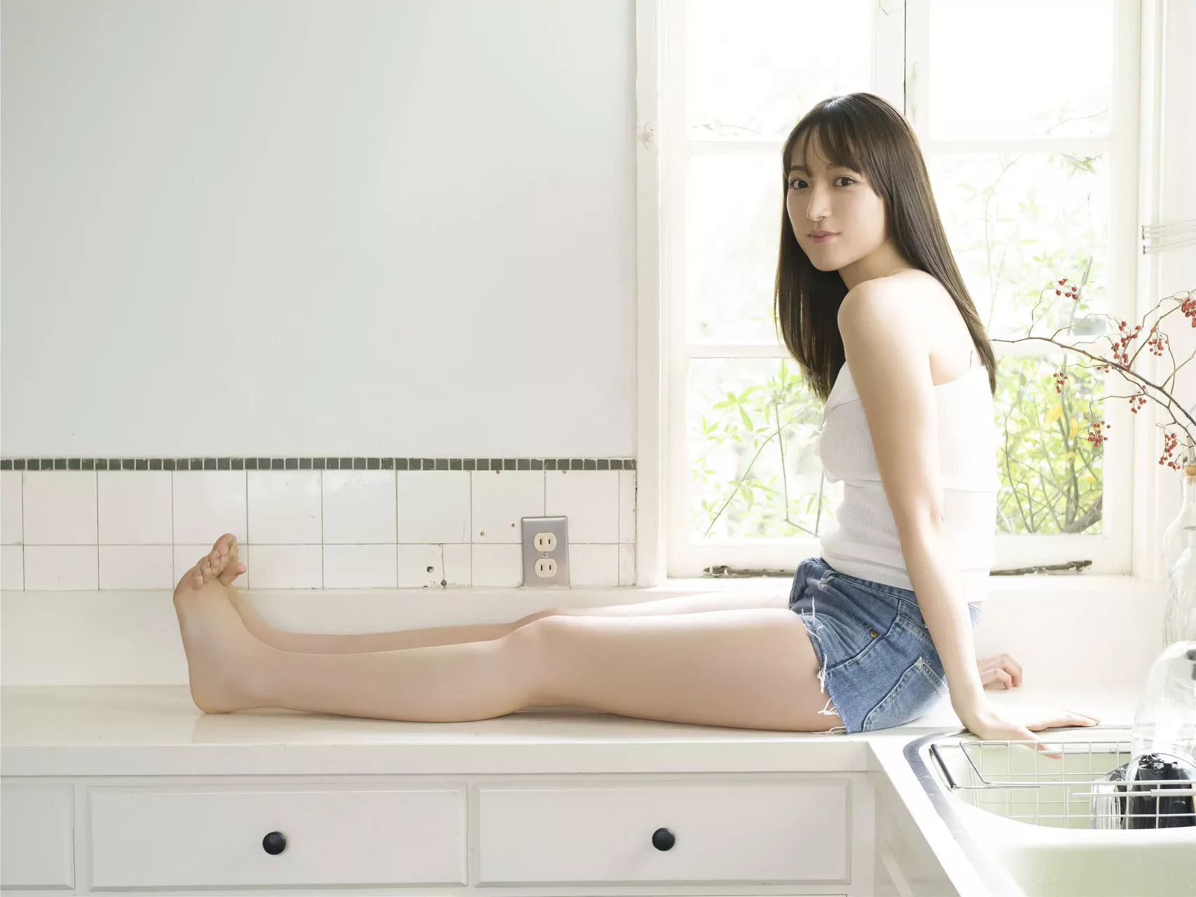 Ami Yamazaki 全集修正 」 Set.1 山崎あみ日本美女影像 FRIDAY影像集 「美脚
