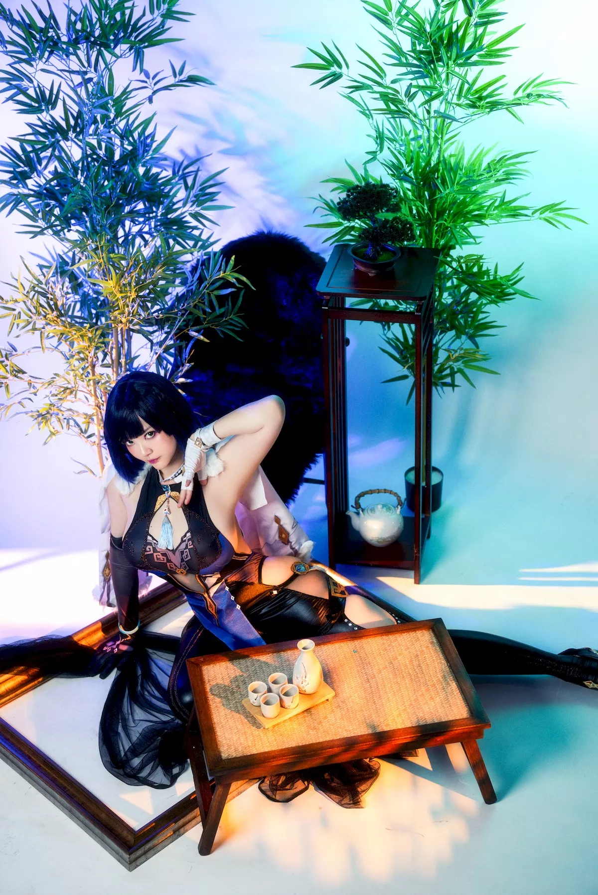 风骚密拍 尤物Cosplay Yelan 夜兰 Tze Ying