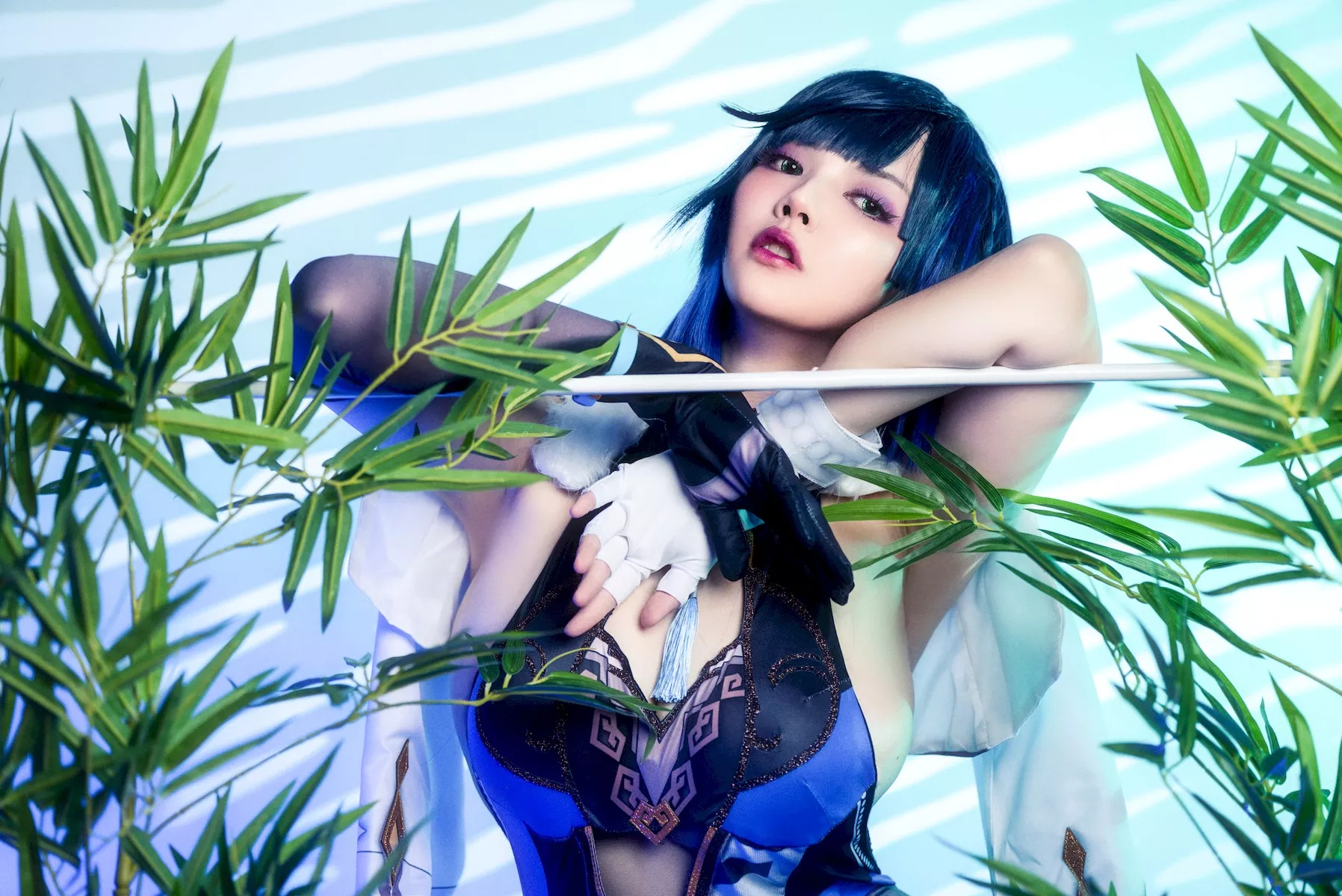 风骚密拍 尤物Cosplay Yelan 夜兰 Tze Ying