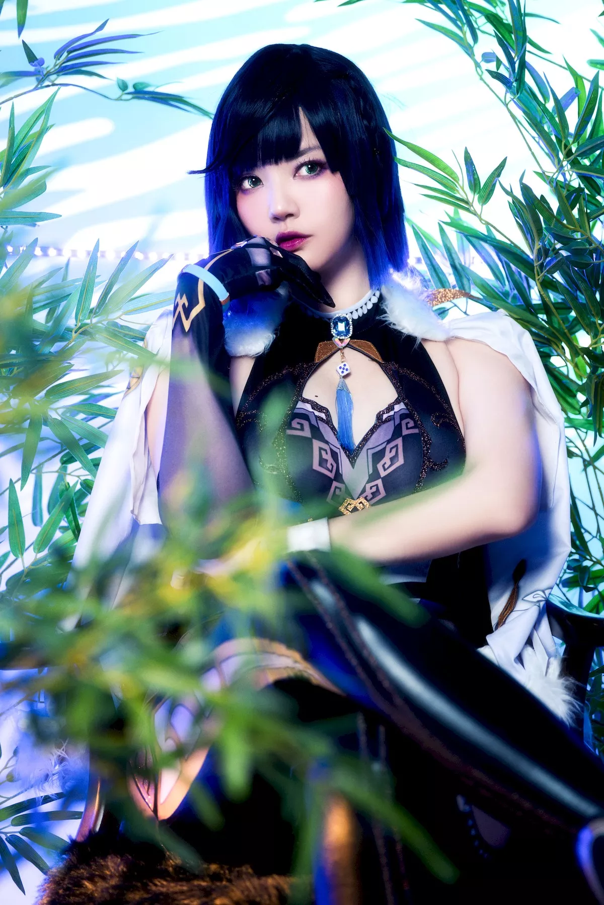 风骚密拍 尤物Cosplay Yelan 夜兰 Tze Ying