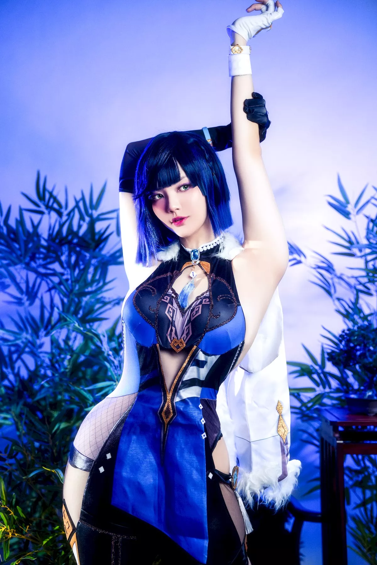 风骚密拍 尤物Cosplay Yelan 夜兰 Tze Ying