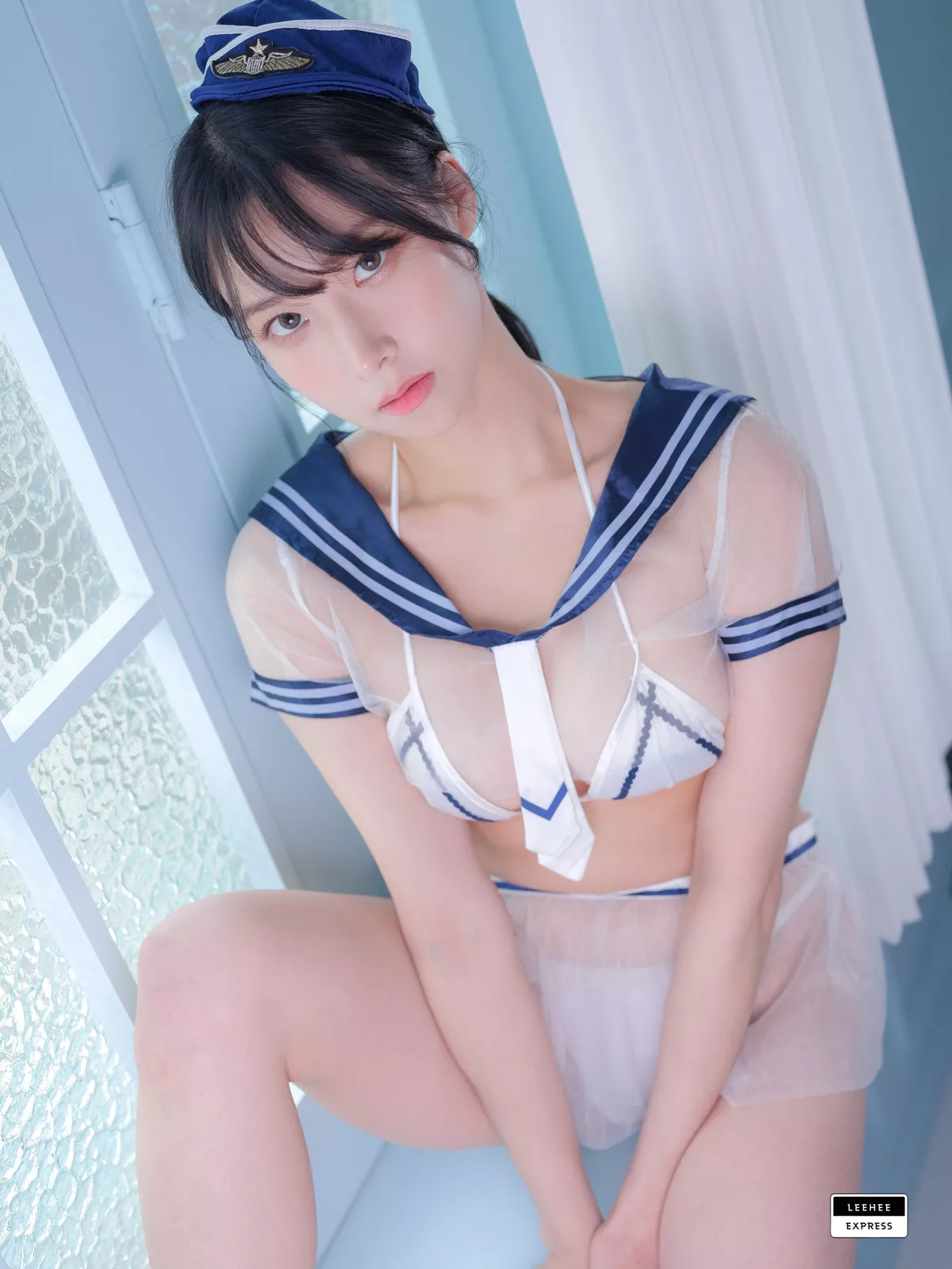 Ah【LEEHEE 高丽女神影像 利熙快运  LEBE Myung 081(55P) EXPRESS 高品质高丽辣模影像组图】