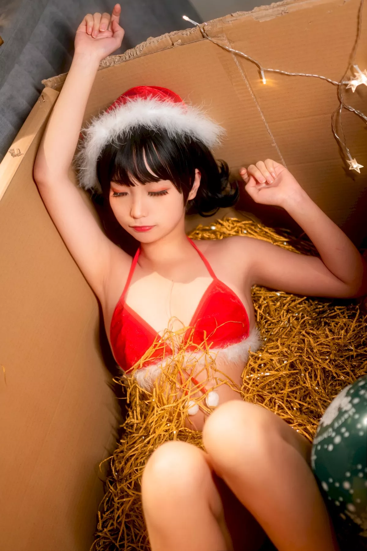撩人密拍 圣诞箱子 Chunmomo 丽人Cosplay 蠢沫沫