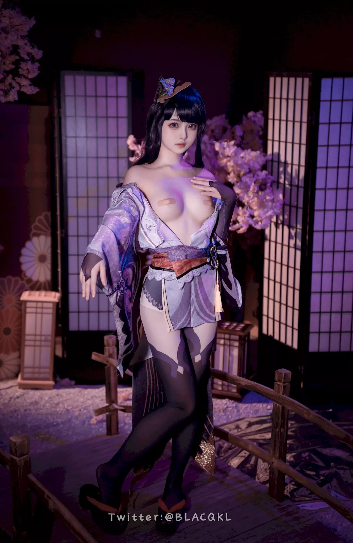 白莉爱吃巧克力 雷电将军 女神Cosplay