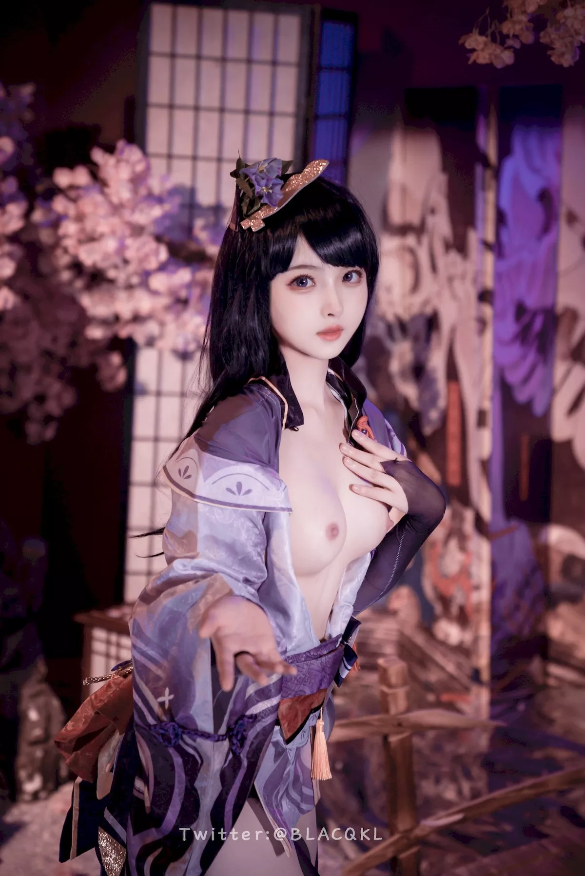 白莉爱吃巧克力 雷电将军 女神Cosplay