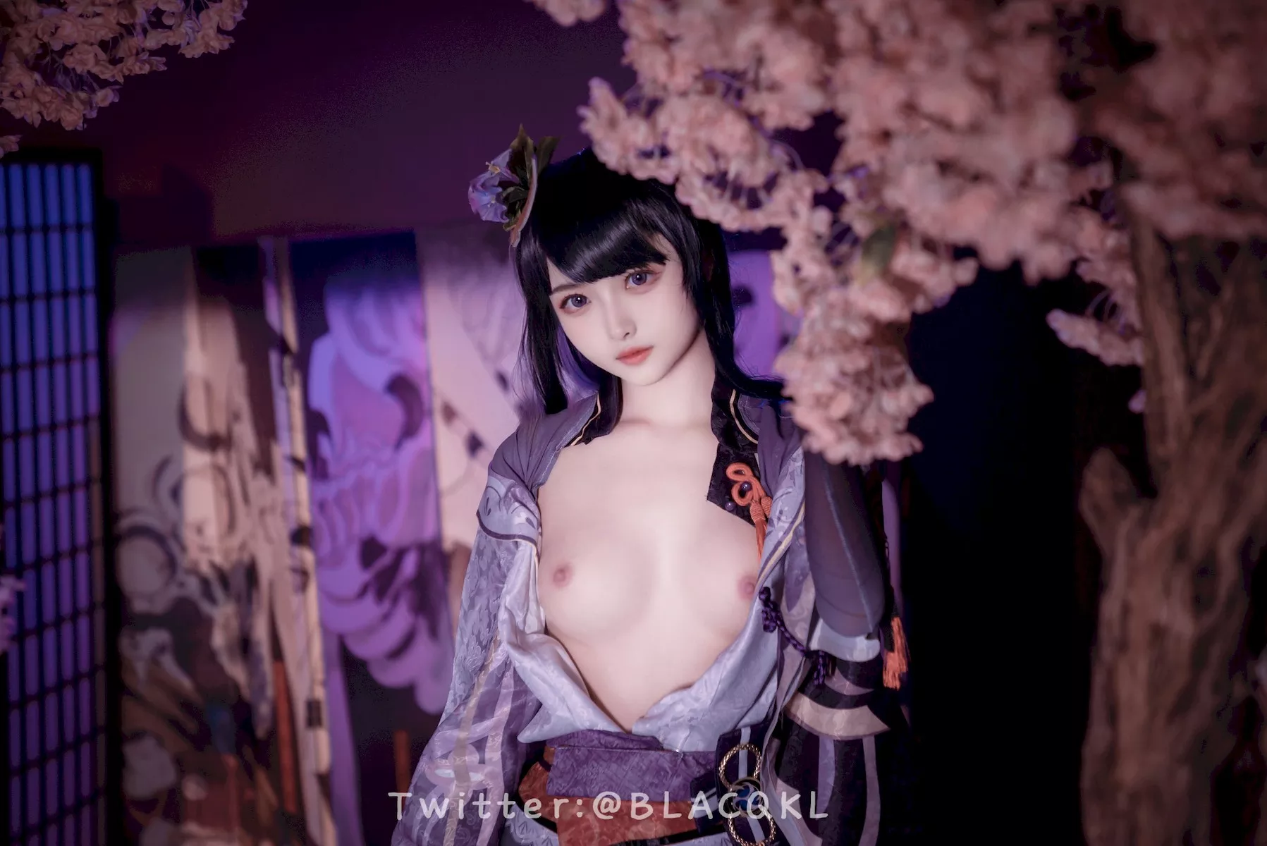 白莉爱吃巧克力 雷电将军 女神Cosplay