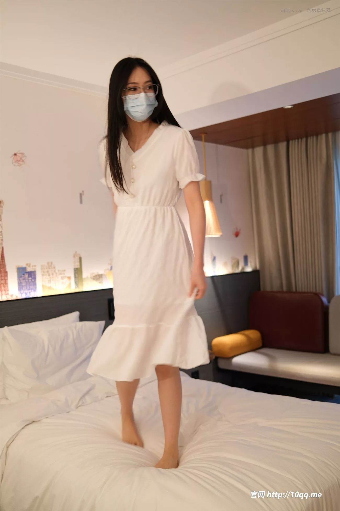 口罩组列 【ROSI 肉丝真空姑娘艺术图】 No.2984