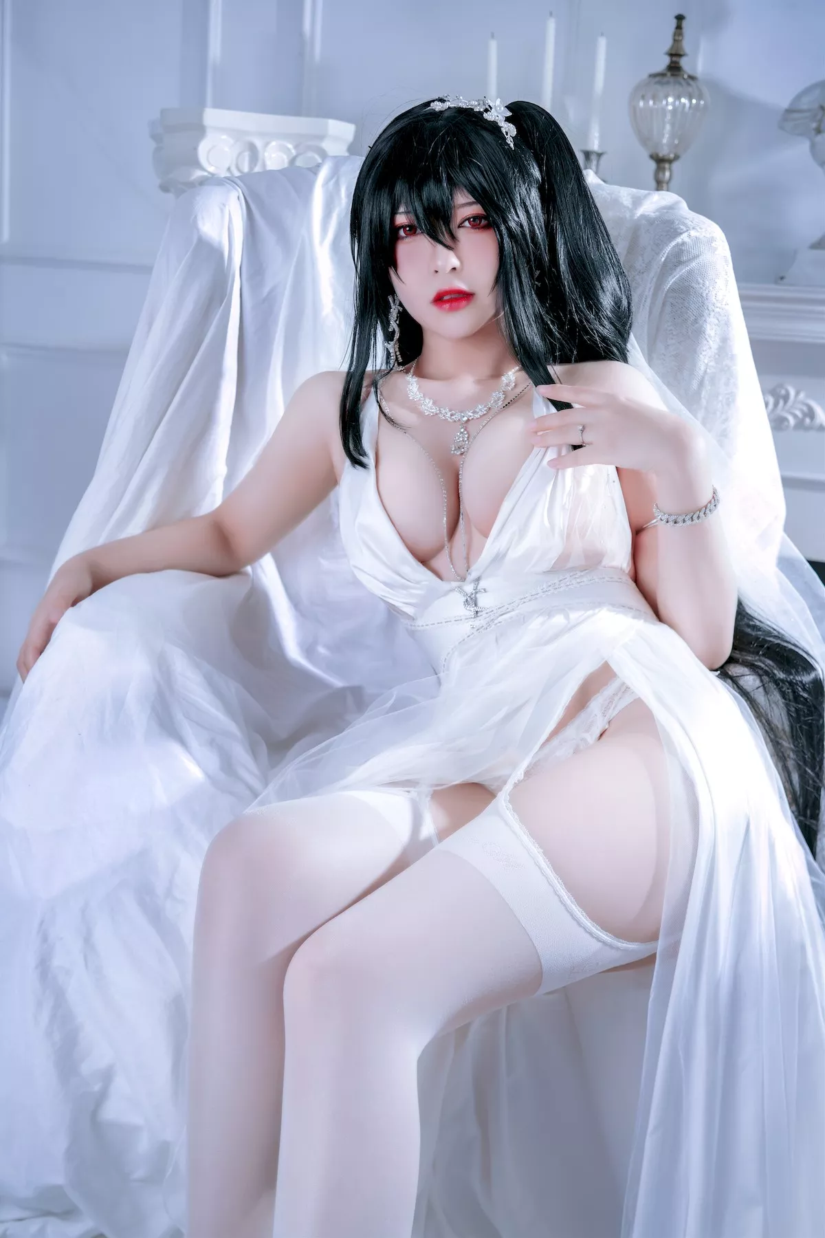 Taihou 礼服 半半子 迷人私拍 大凤 尤物Cosplay