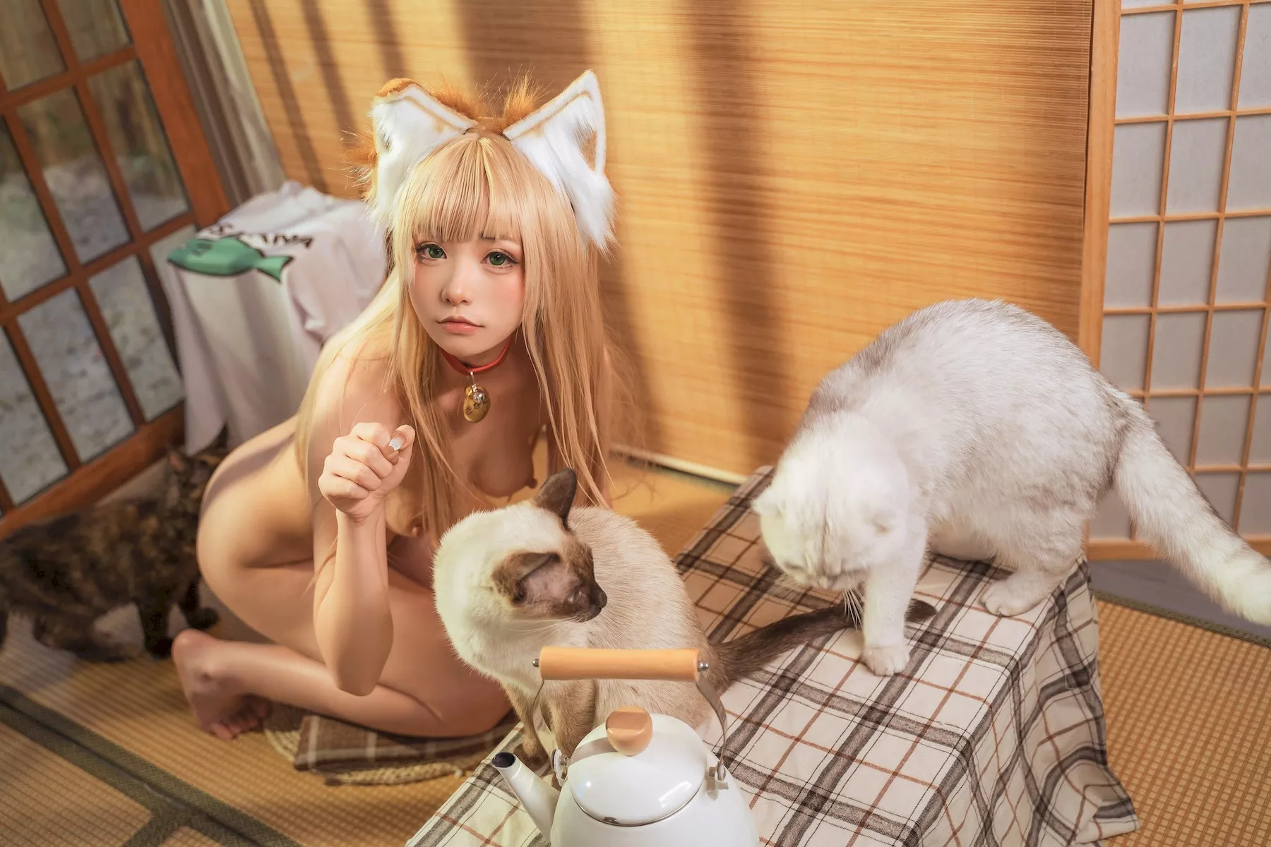 爆机少女 喵小吉喵酱 的一天 仙女Cosplay 无修正