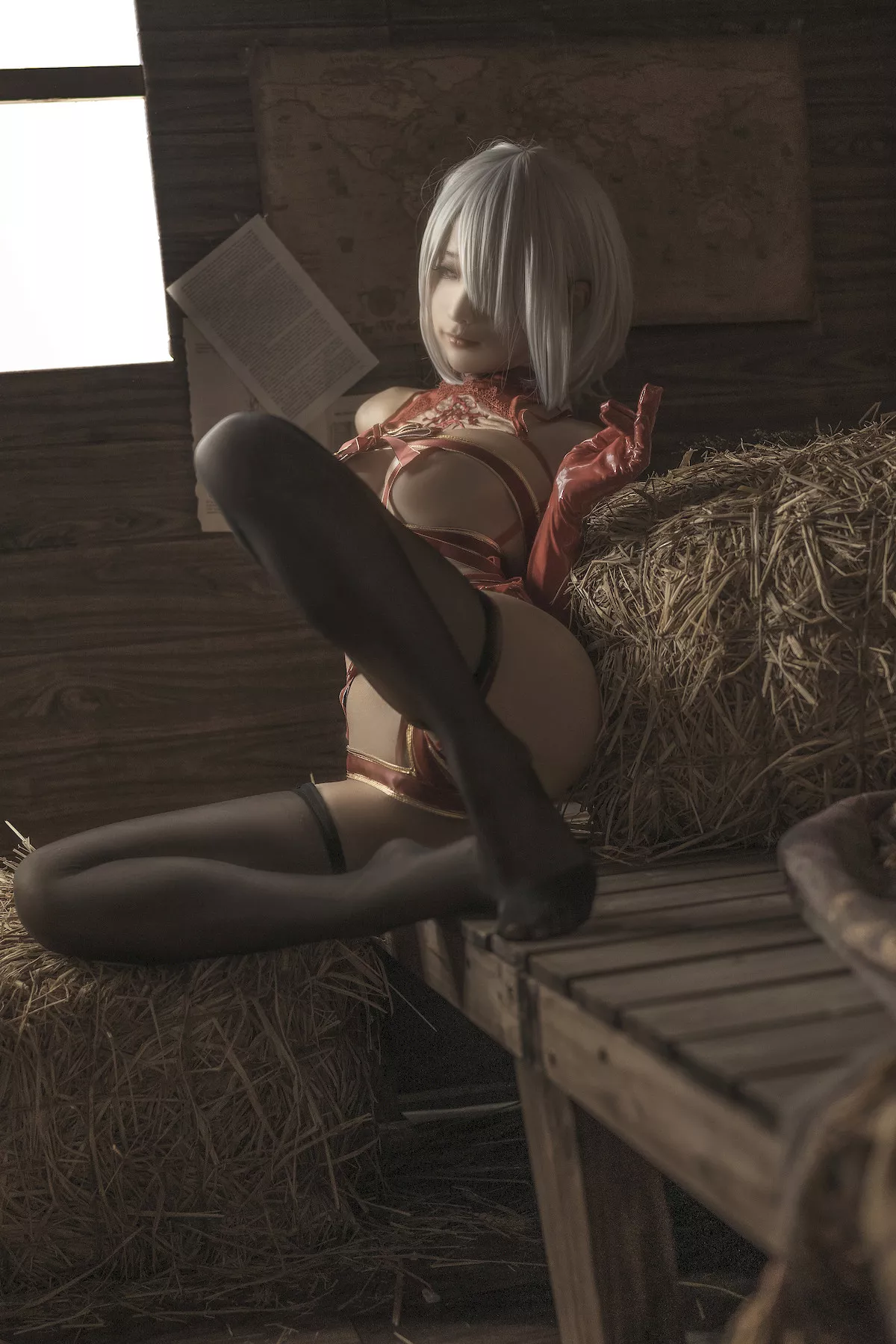 诱惑密拍 美女Cosplay 圣诞 蠢沫沫 2B Christmas