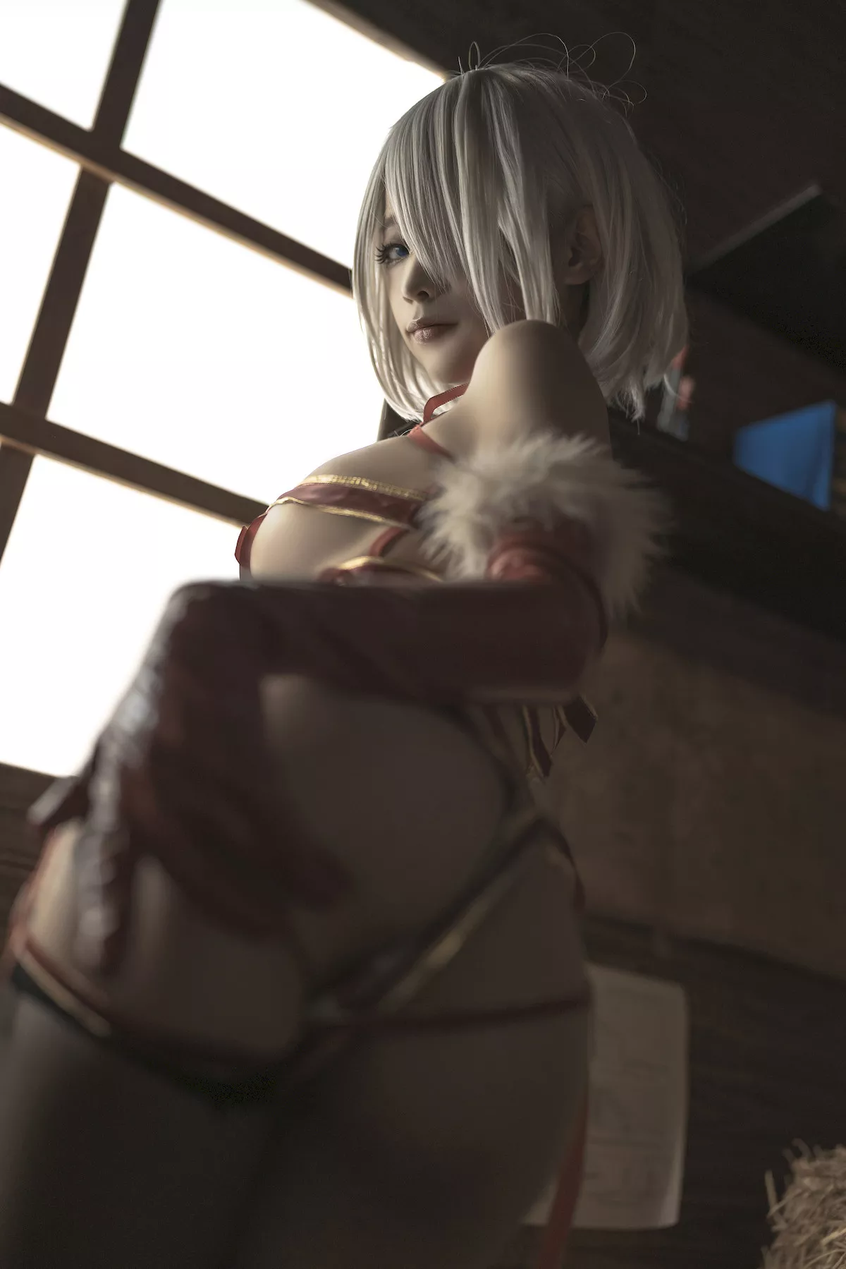 诱惑密拍 美女Cosplay 圣诞 蠢沫沫 2B Christmas