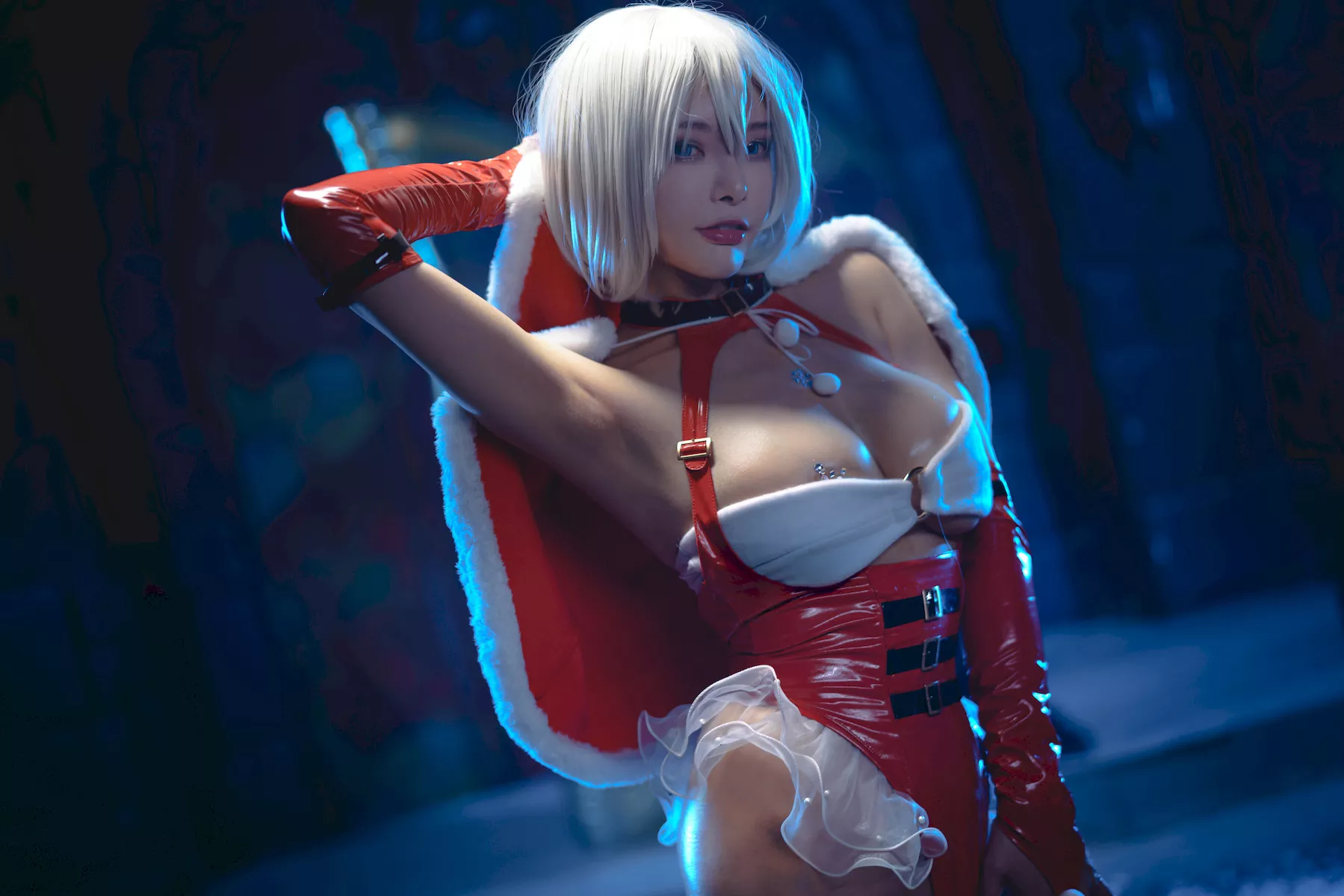 魅力私拍 秋秋  丽人Cosplay 2b冰雪同人 夏小秋 Christmas