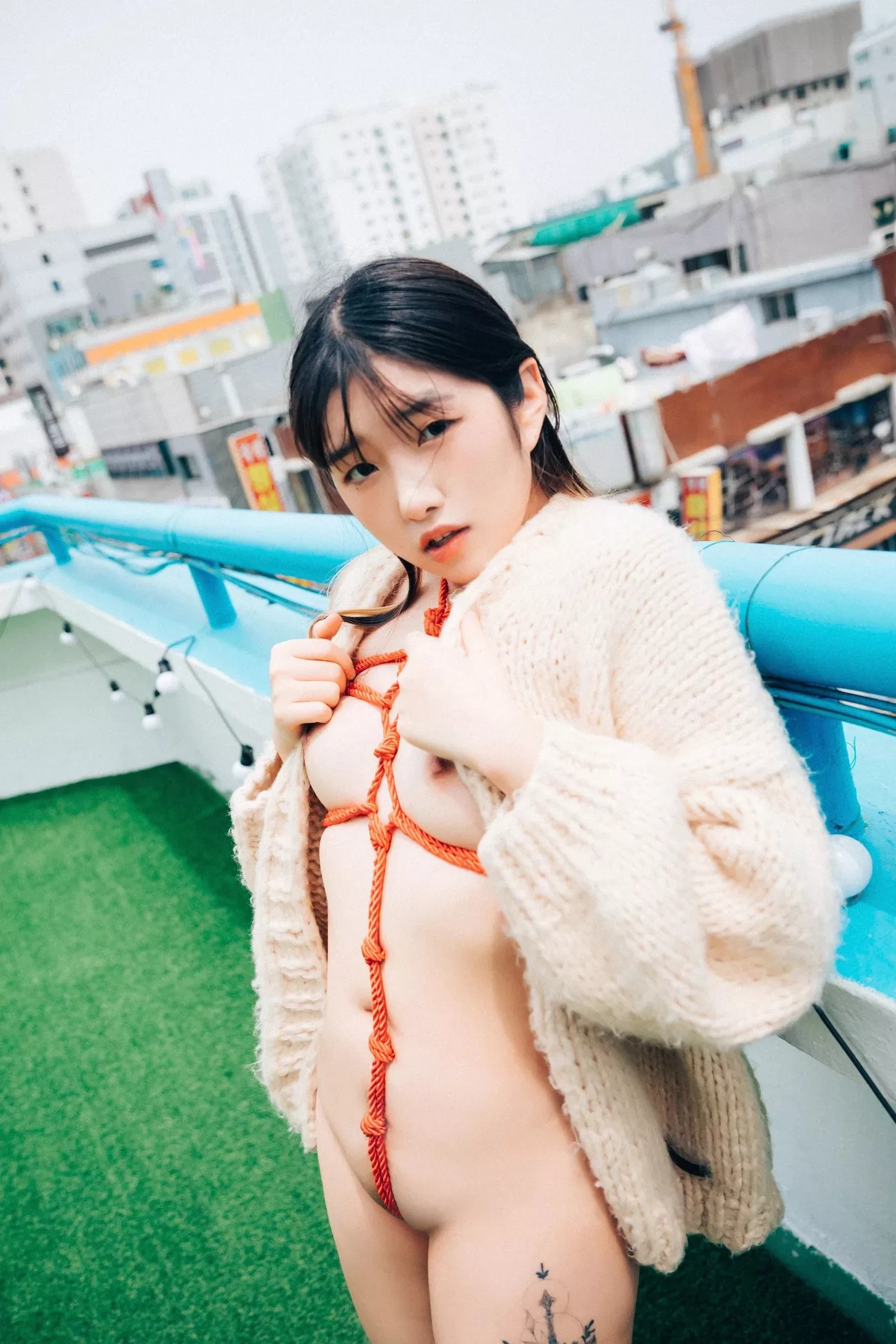 ( 全集修正 Sonson 【Loozy Bondage 高丽丽人写真 S.Ver)  高丽丽人写真 Camp  淫惰菇凉 】