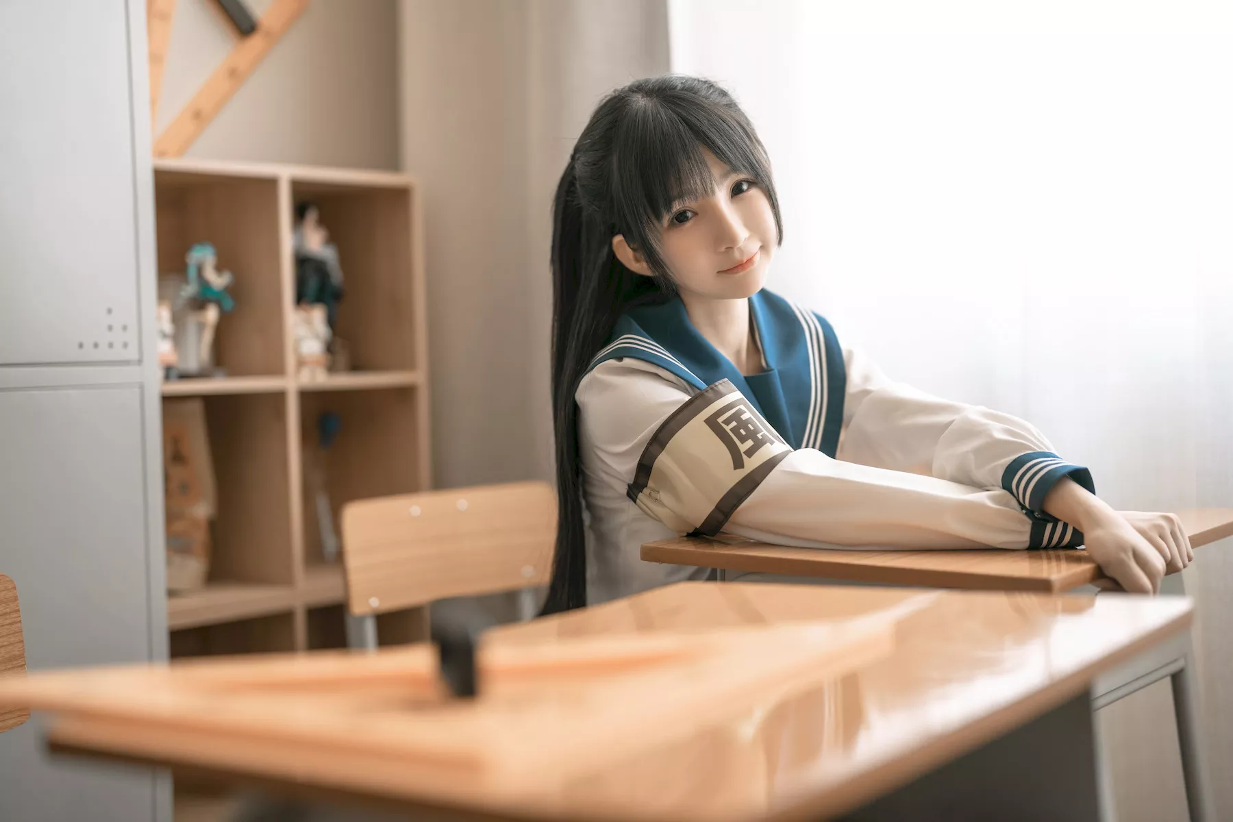 风纪委员 �@井宁宁 撩人私摄 仙女Cosplay
