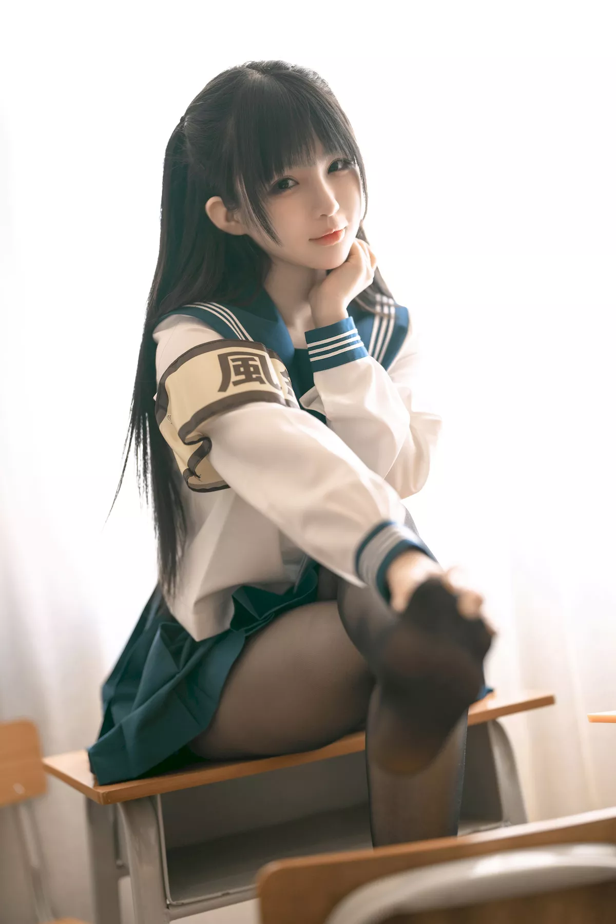 风纪委员 �@井宁宁 撩人私摄 仙女Cosplay