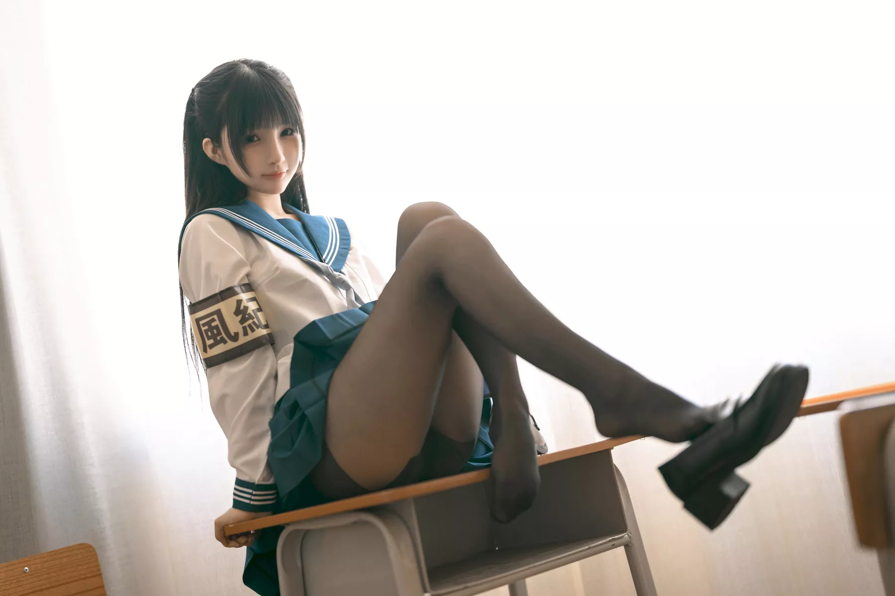 风纪委员 �@井宁宁 撩人私摄 仙女Cosplay