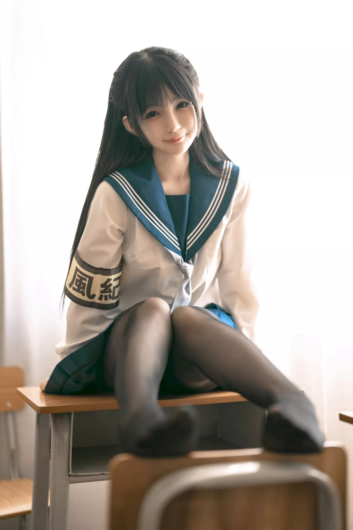 风纪委员 �@井宁宁 撩人私摄 仙女Cosplay