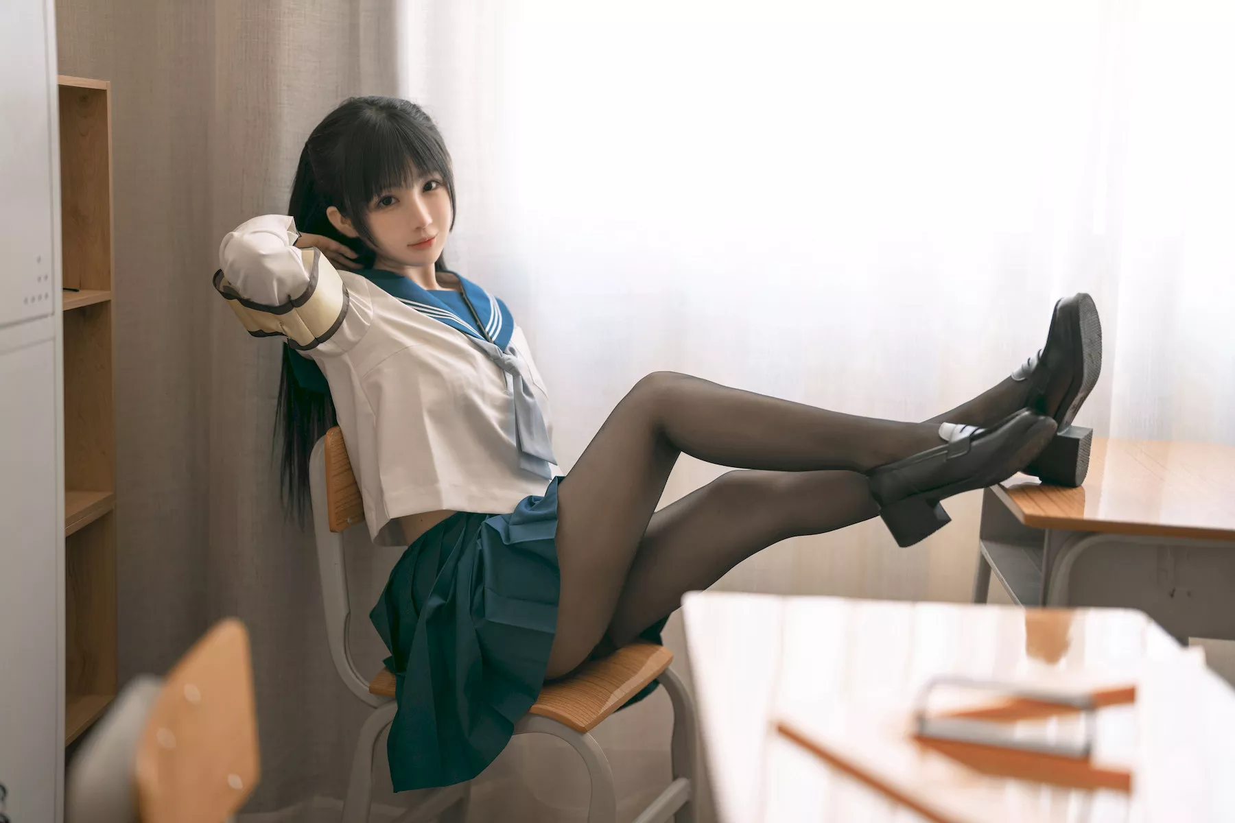 风纪委员 �@井宁宁 撩人私摄 仙女Cosplay