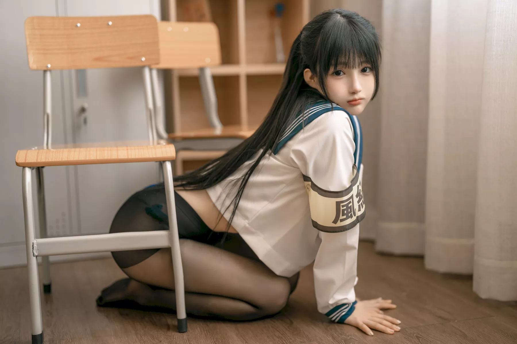 风纪委员 �@井宁宁 撩人私摄 仙女Cosplay